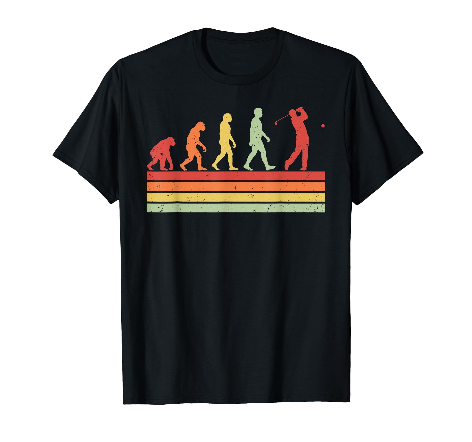 Golf Evolution Funny Golfer Golf Lover T-Shirt - Custom Art Print Unisex - T-Shirt, Sweatshirt, Hoodie