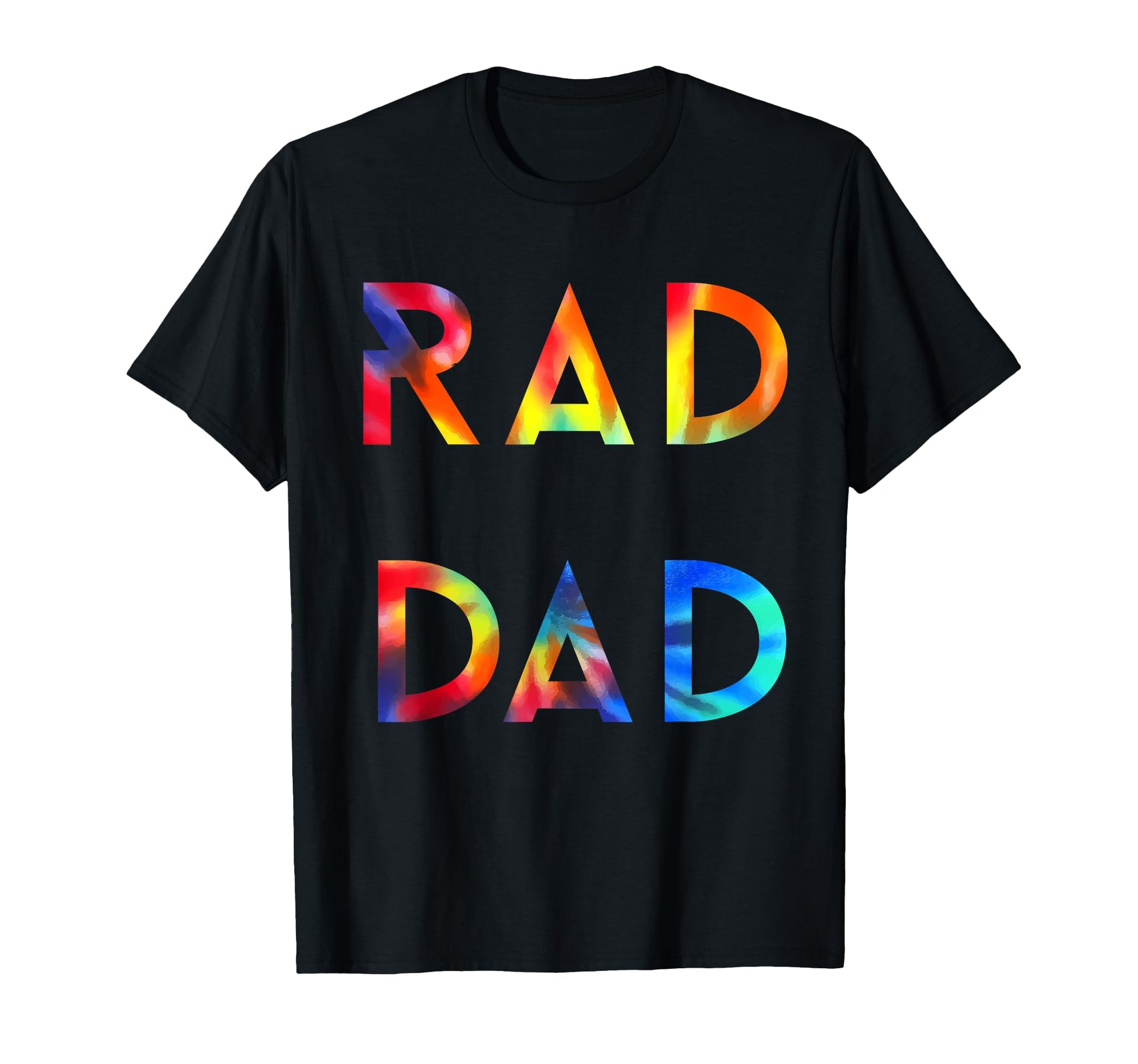 Rad Dad Tie Dye Hoodie - Casual Everyday Wear for Adults - T-Shirt, Sweatshirt, Hoodie