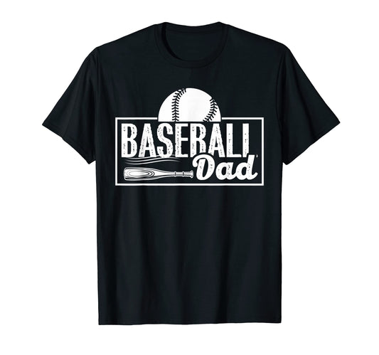 Baseball Dad Funny Baseball Gifts T-Shirt - Custom Art Print for Adults - T-Shirt, Sweatshirt, Hoodie