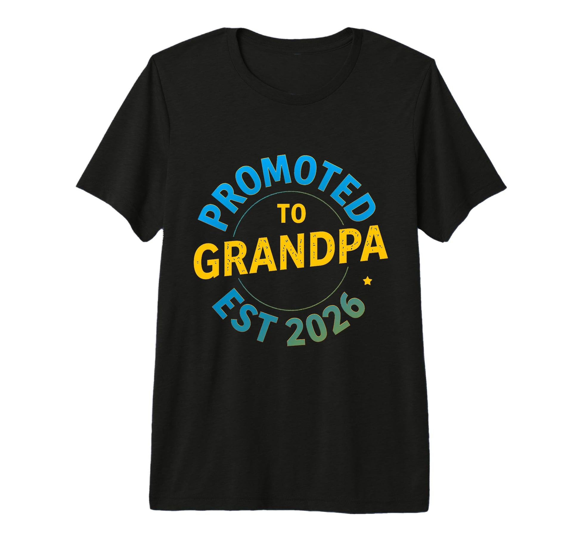 Mens Promoted To Grandpa Est 2026 T-Shirt - Fun Novelty Design Men Women - T-Shirt, Sweatshirt, Hoodie