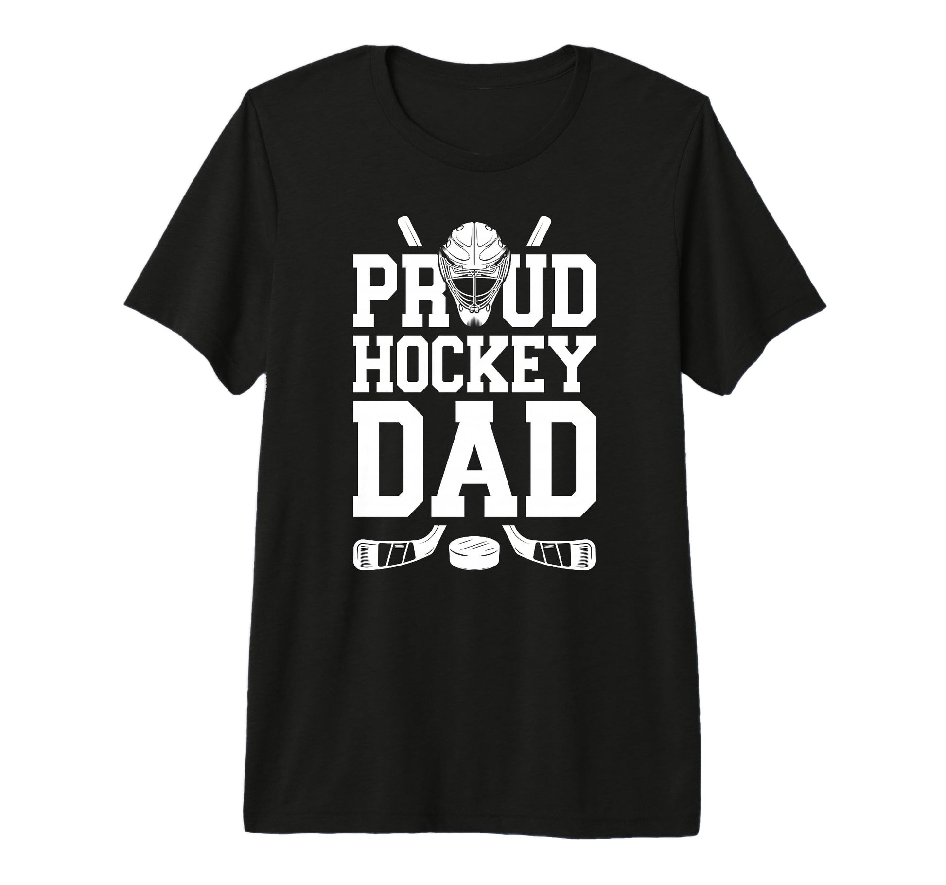 Mens Proud Hockey Dad Hockey Player T-Shirt - Trendy Graphic for Adults - T-Shirt, Sweatshirt, Hoodie