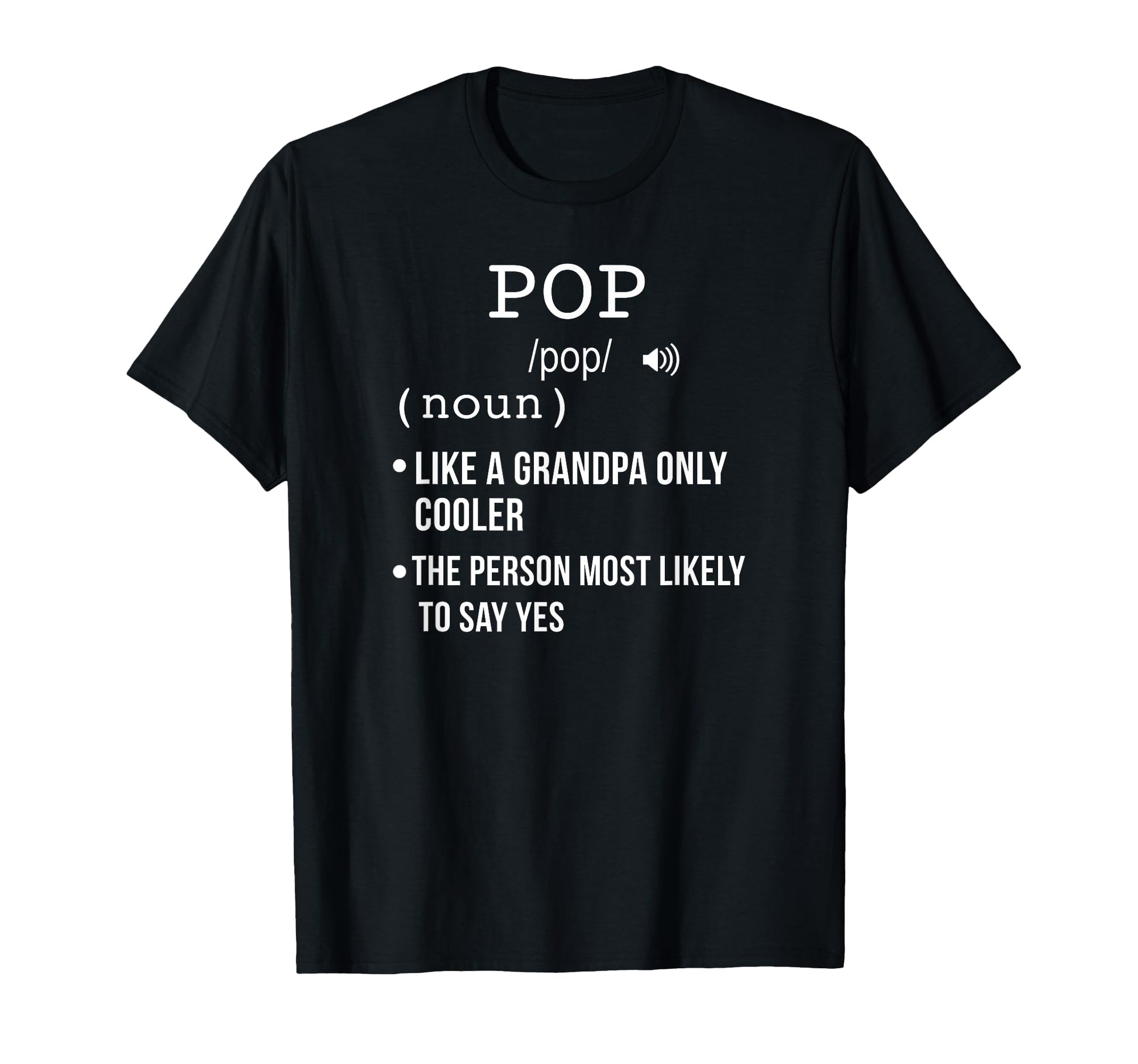 Pop Gift From Grandkids Fathers Day T-Shirt - Aesthetic Graphic Men Women - T-Shirt, Sweatshirt, Hoodie