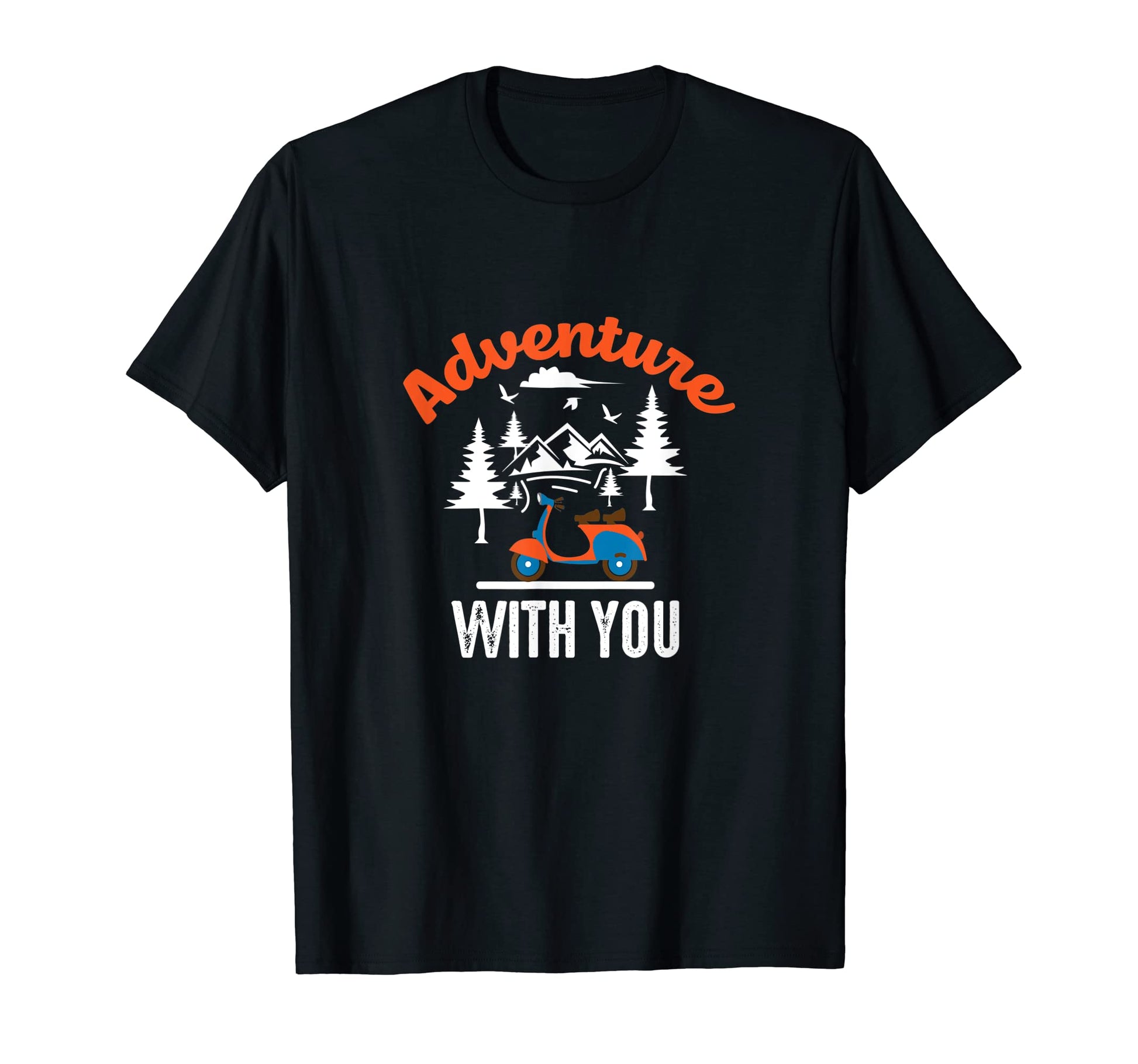 Motorcycle Lover Motor Scooter Rider T-Shirt - Graphic Print for Adults - T-Shirt, Sweatshirt, Hoodie