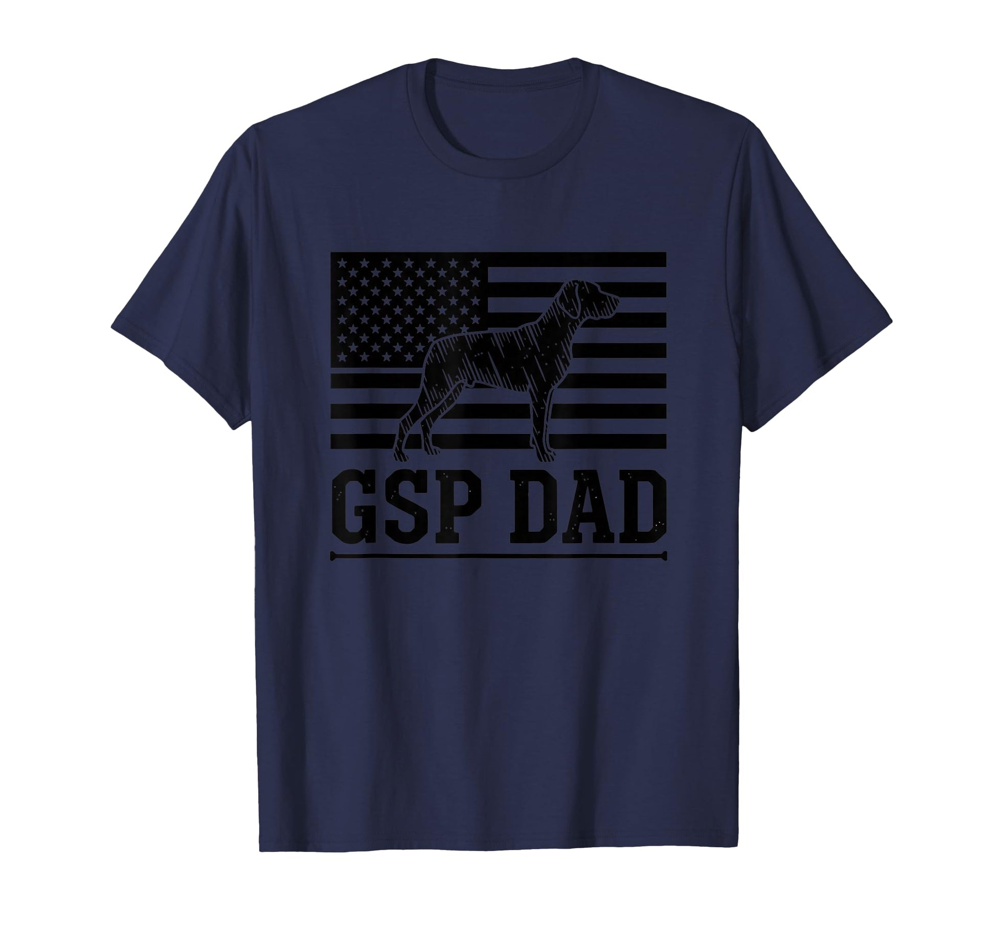 Usa Gsp Dad American Flag German T-Shirt - Novelty Apparel Men Women - T-Shirt, Sweatshirt, Hoodie
