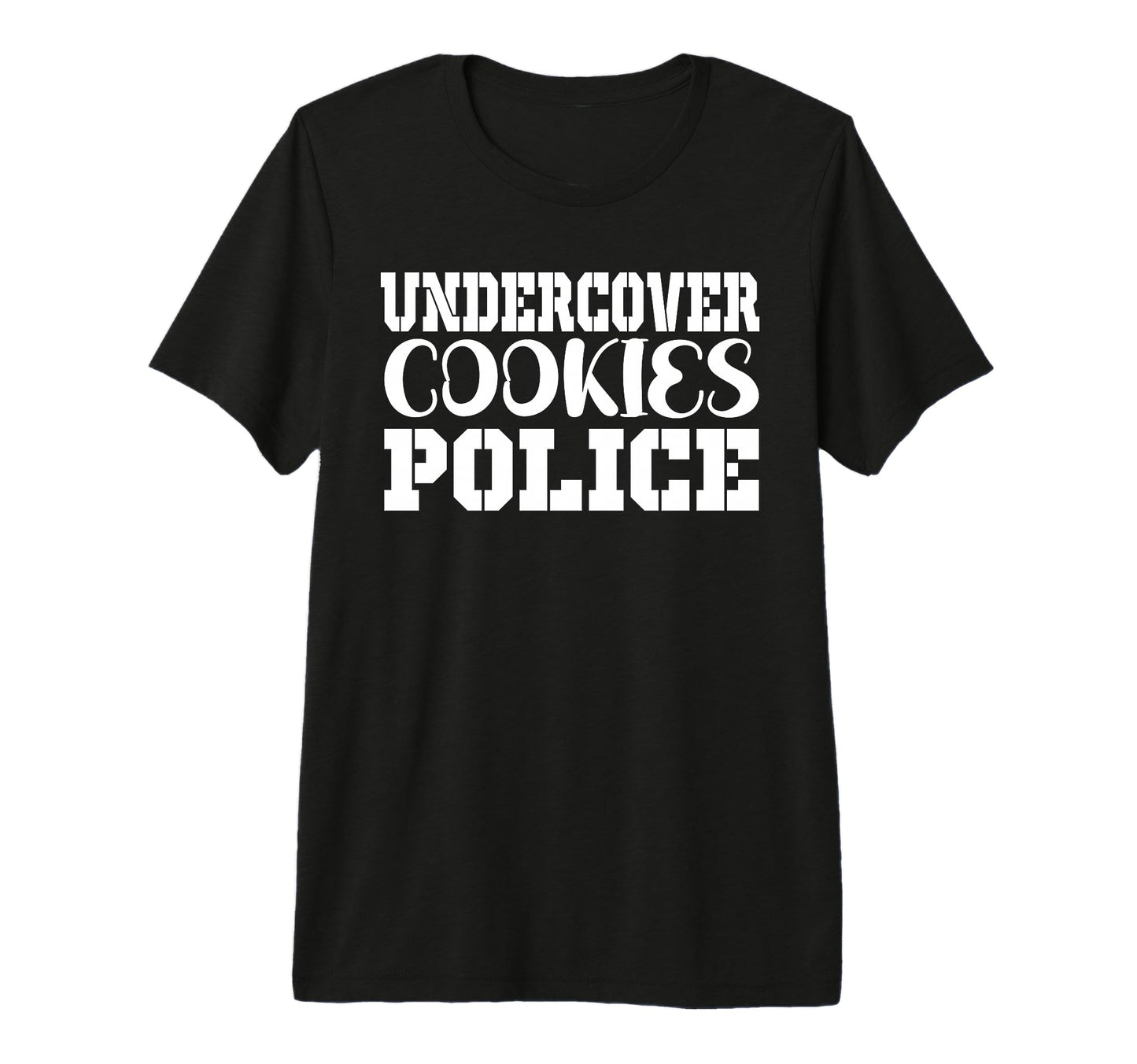 Undercover Cookie Police Eater T-Shirt - Custom Art Print for Adults - T-Shirt, Sweatshirt, Hoodie