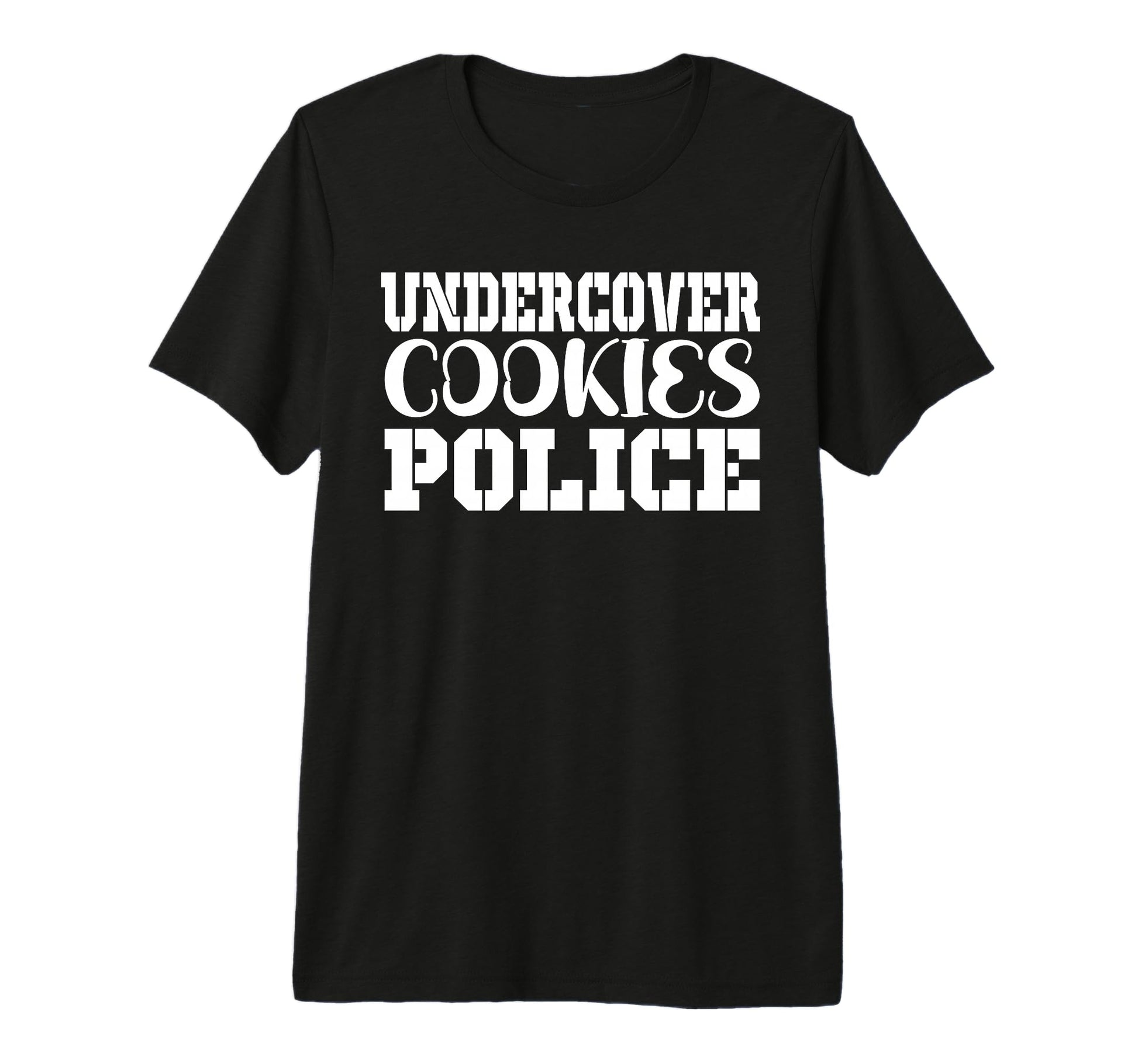 Undercover Cookie Police Eater T-Shirt - Custom Art Print for Adults - T-Shirt, Sweatshirt, Hoodie