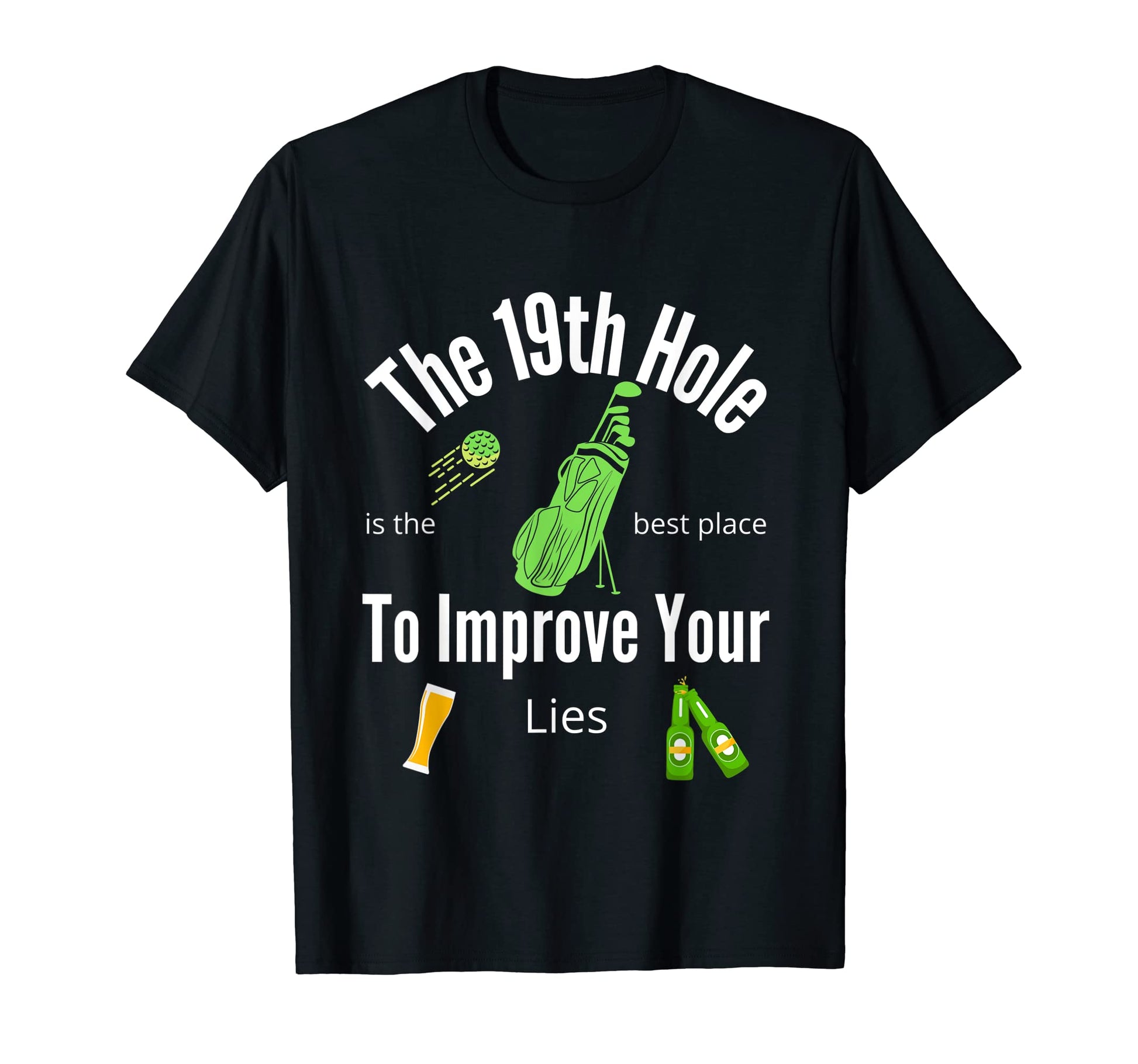 Funny 19Th Hole Golfer Dad Joke Golf T-Shirt - Streetwear Style for Adults - T-Shirt, Sweatshirt, Hoodie