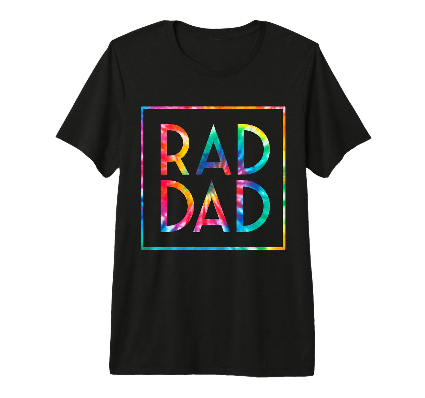 Mens Rad Dad Tie Dye Dad Jokes Funny T-Shirt - Fun Novelty Design Unisex - T-Shirt, Sweatshirt, Hoodie