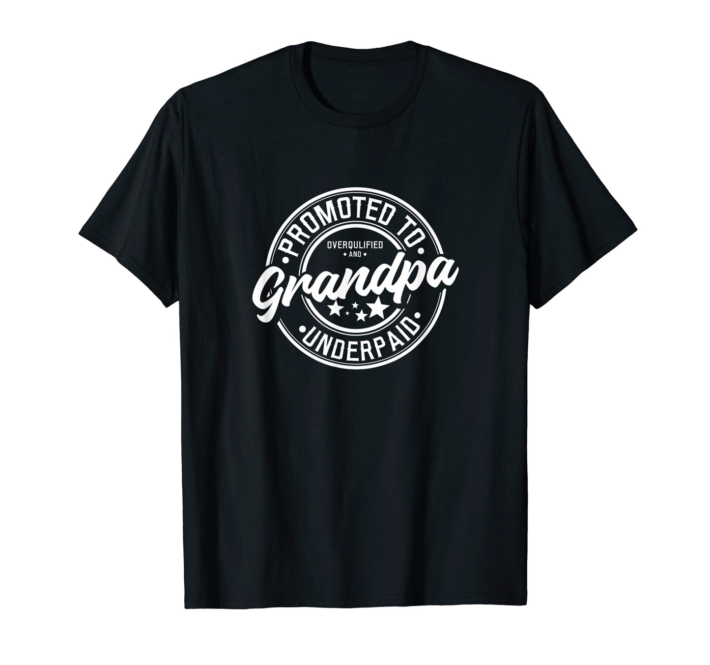 Mens Promoted To Grandpa 2023 T-Shirt - Trendy Graphic for Adults - T-Shirt, Sweatshirt, Hoodie