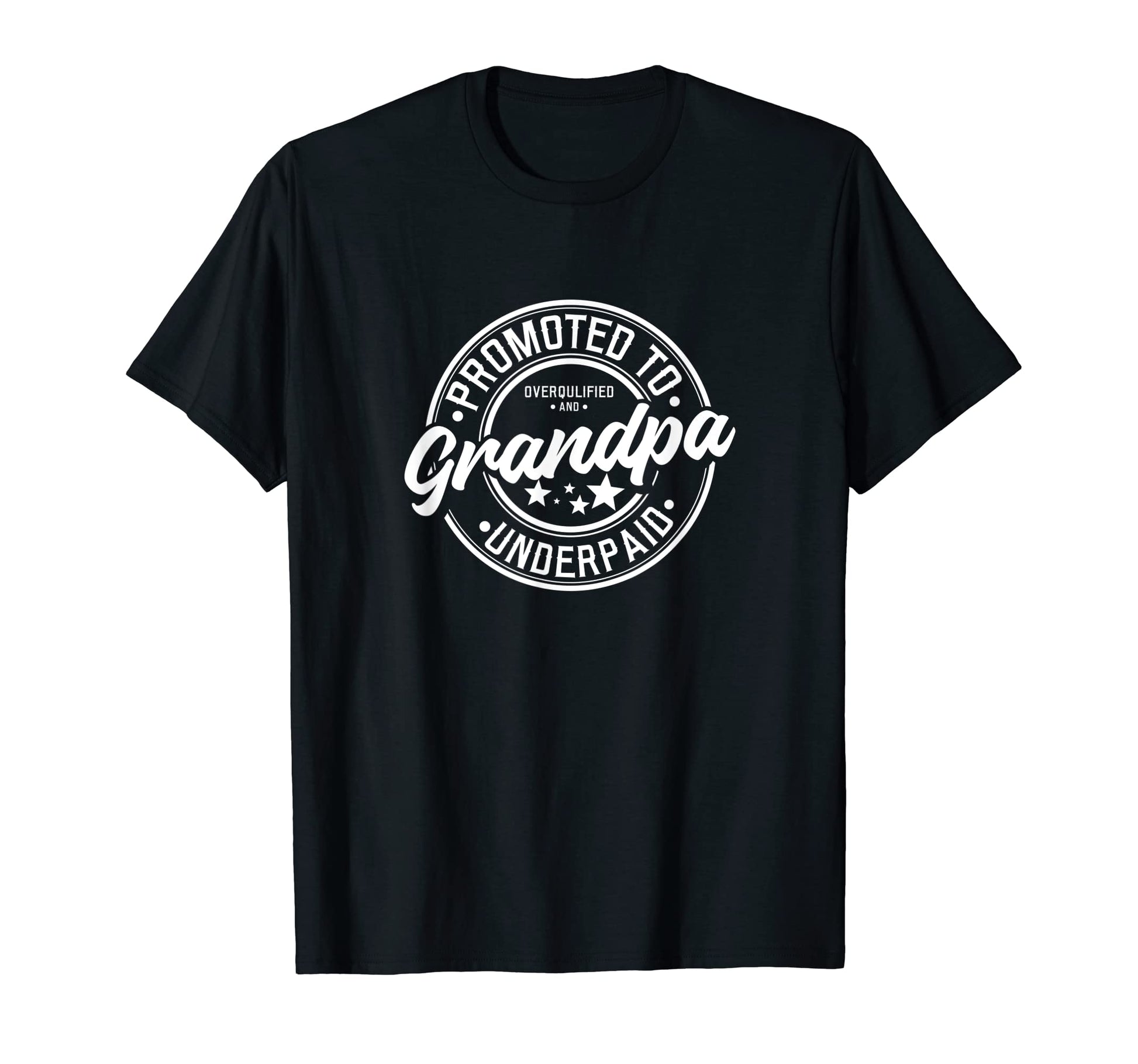 Mens Promoted To Grandpa 2023 T-Shirt - Trendy Graphic for Adults - T-Shirt, Sweatshirt, Hoodie