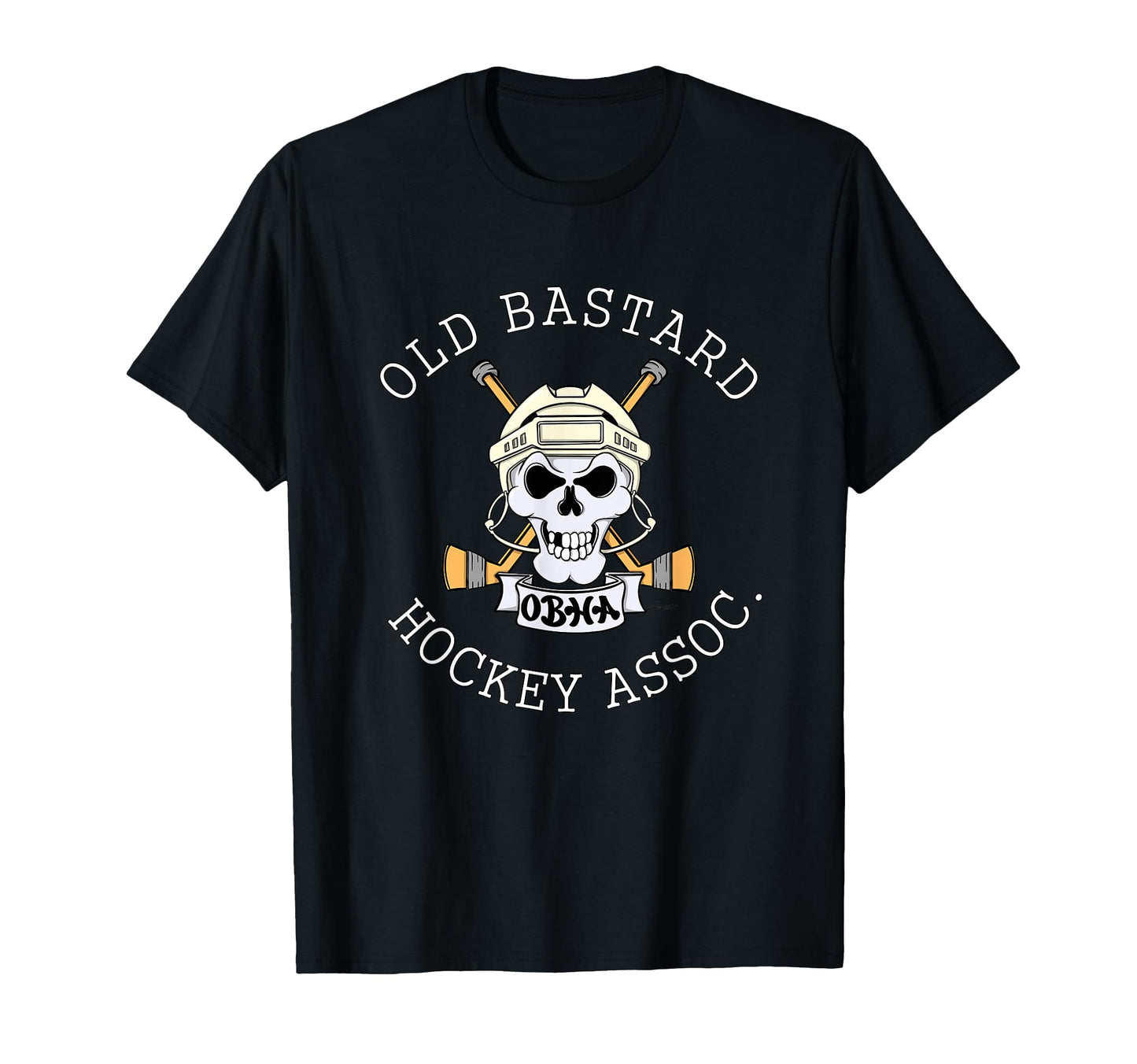 Funny Old Bastard Hockey Association T-Shirt - Minimalist Print Men Women - T-Shirt, Sweatshirt, Hoodie