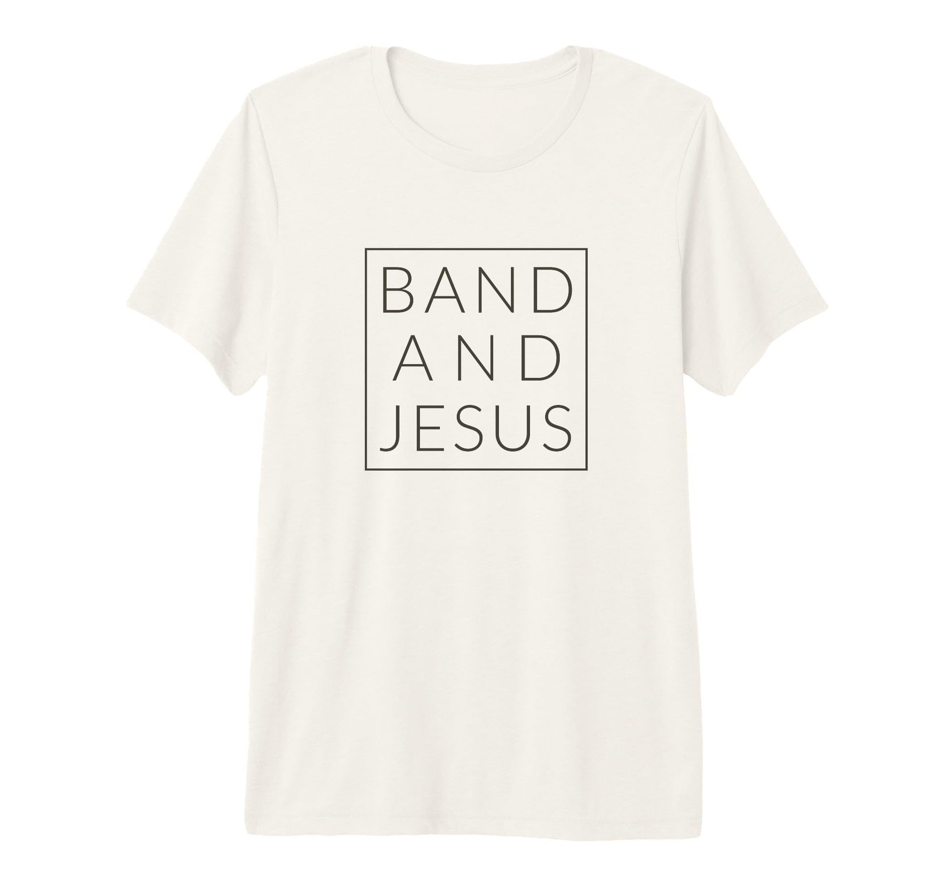Band And Jesus Christian Musician T-Shirt - Minimalist Print Unisex - T-Shirt, Sweatshirt, Hoodie