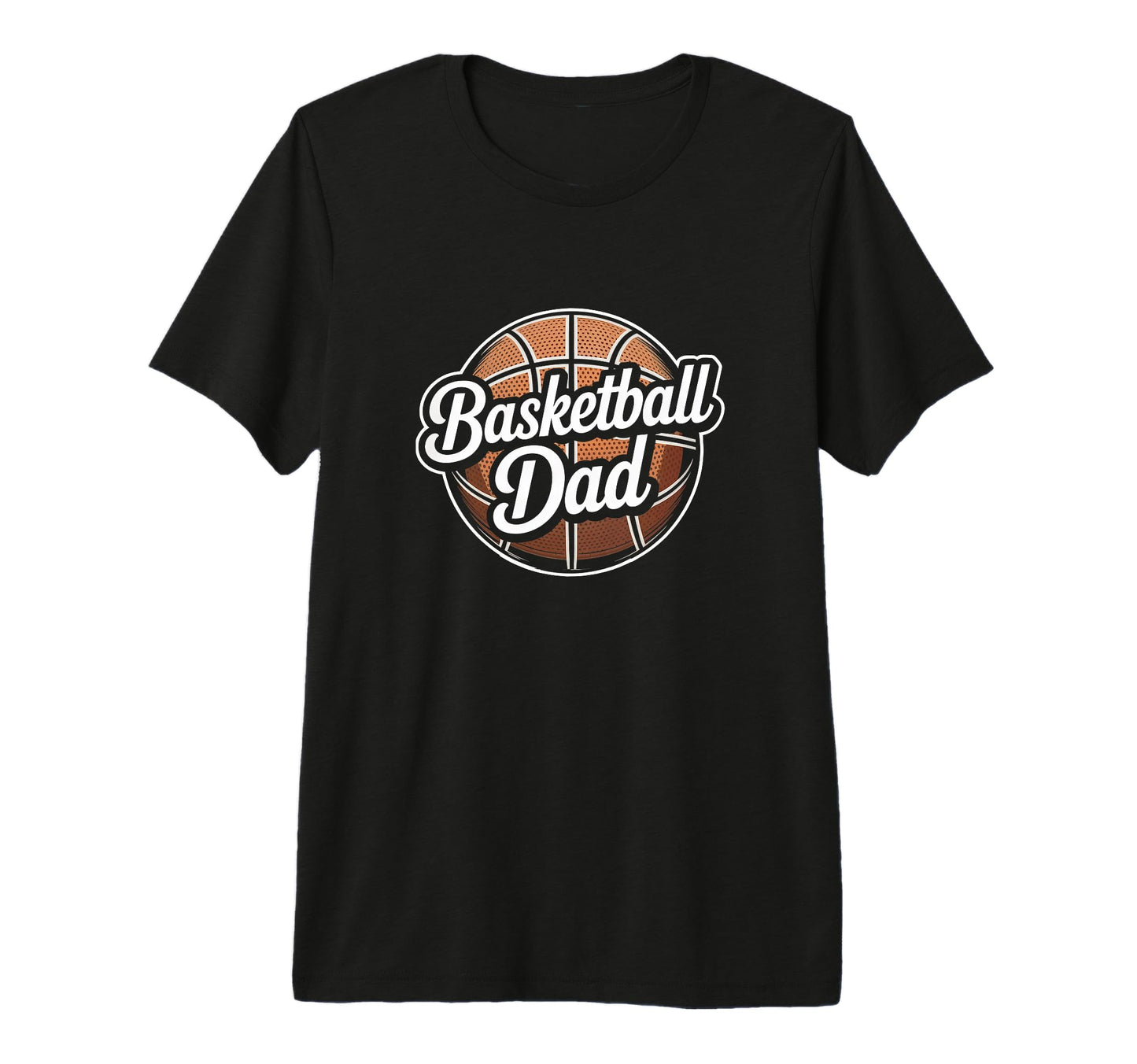 Mens Basketball Dad Fathers Day Dad T-Shirt - Minimalist Print for Adults - T-Shirt, Sweatshirt, Hoodie