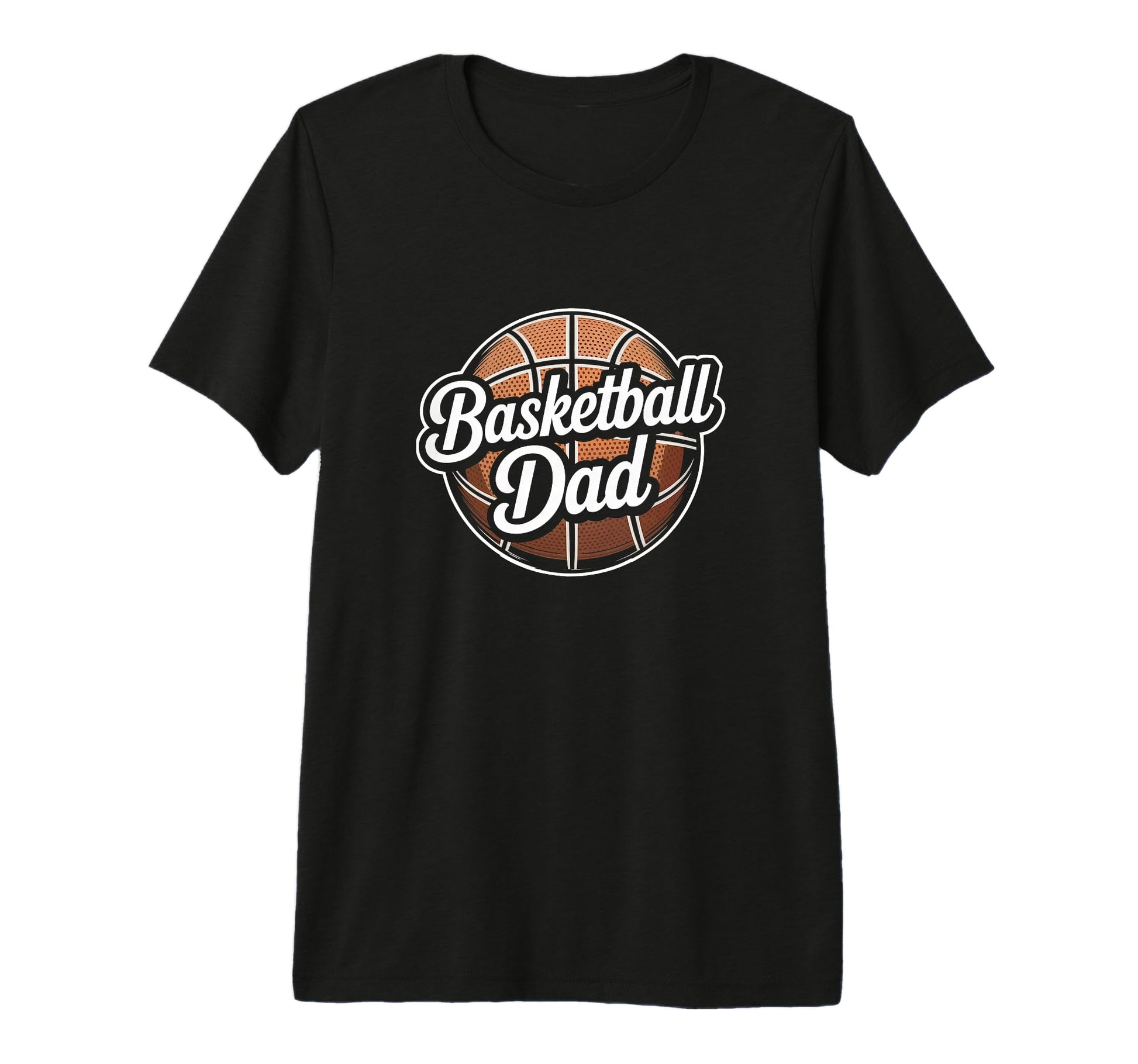 Mens Basketball Dad Fathers Day Dad T-Shirt - Minimalist Print for Adults - T-Shirt, Sweatshirt, Hoodie