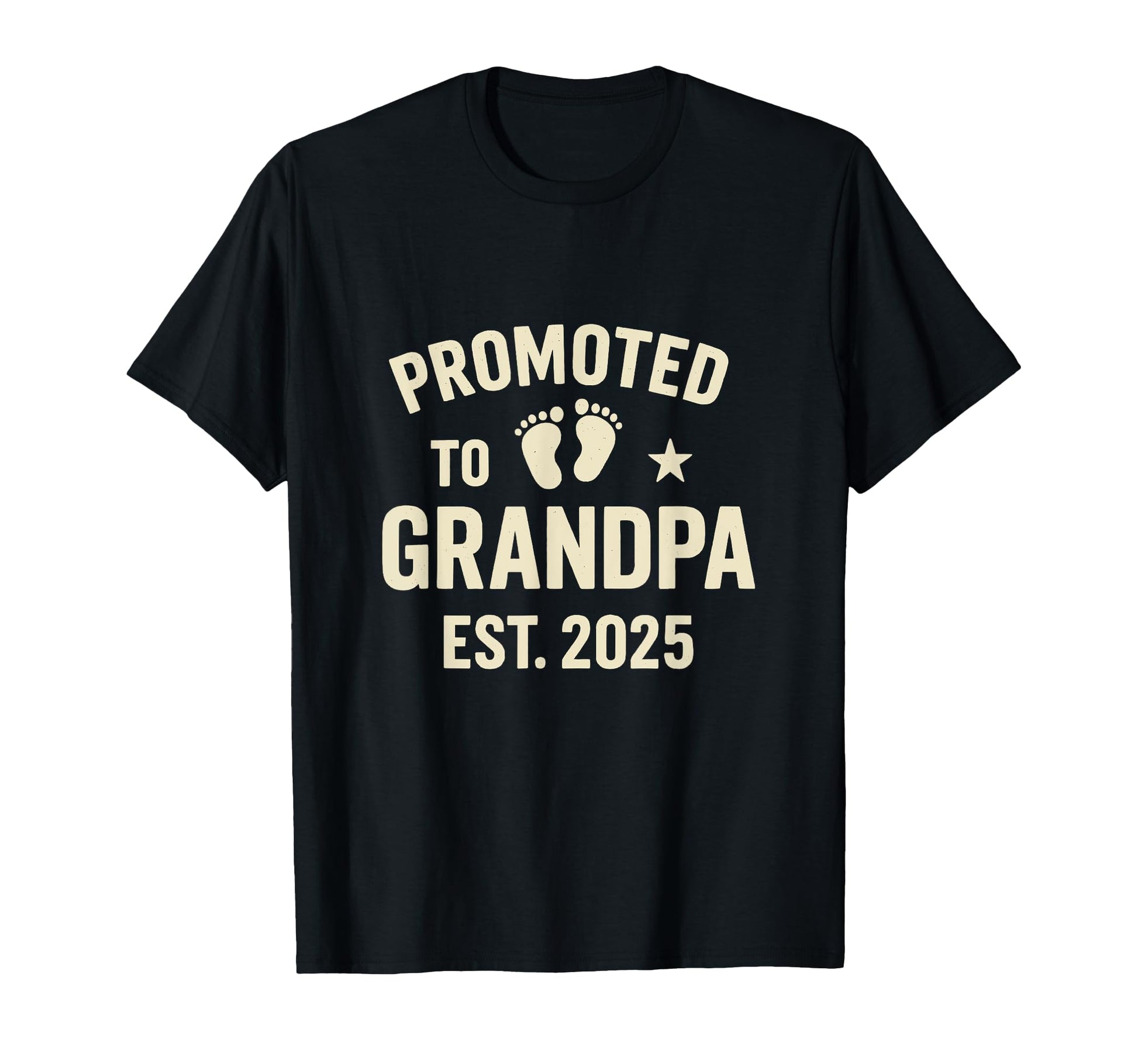 Promoted To Grandpa Est 2025 Announcement T-Shirt - Trendy Graphic Unisex - T-Shirt, Sweatshirt, Hoodie