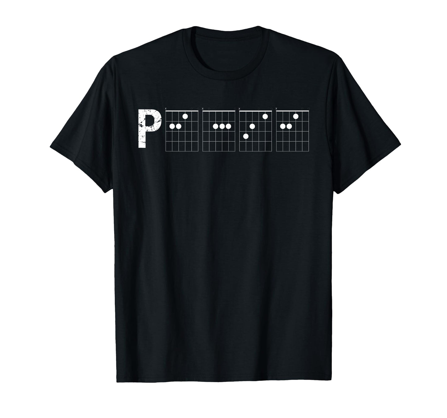 Guitar Chord Tab Funny Peace Word T-Shirt - Aesthetic Graphic for Adults - T-Shirt, Sweatshirt, Hoodie