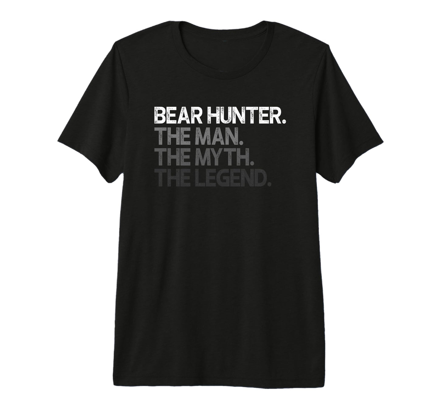 Bear Hunter Hunting Myth Legend T-Shirt - Aesthetic Graphic for Adults - T-Shirt, Sweatshirt, Hoodie
