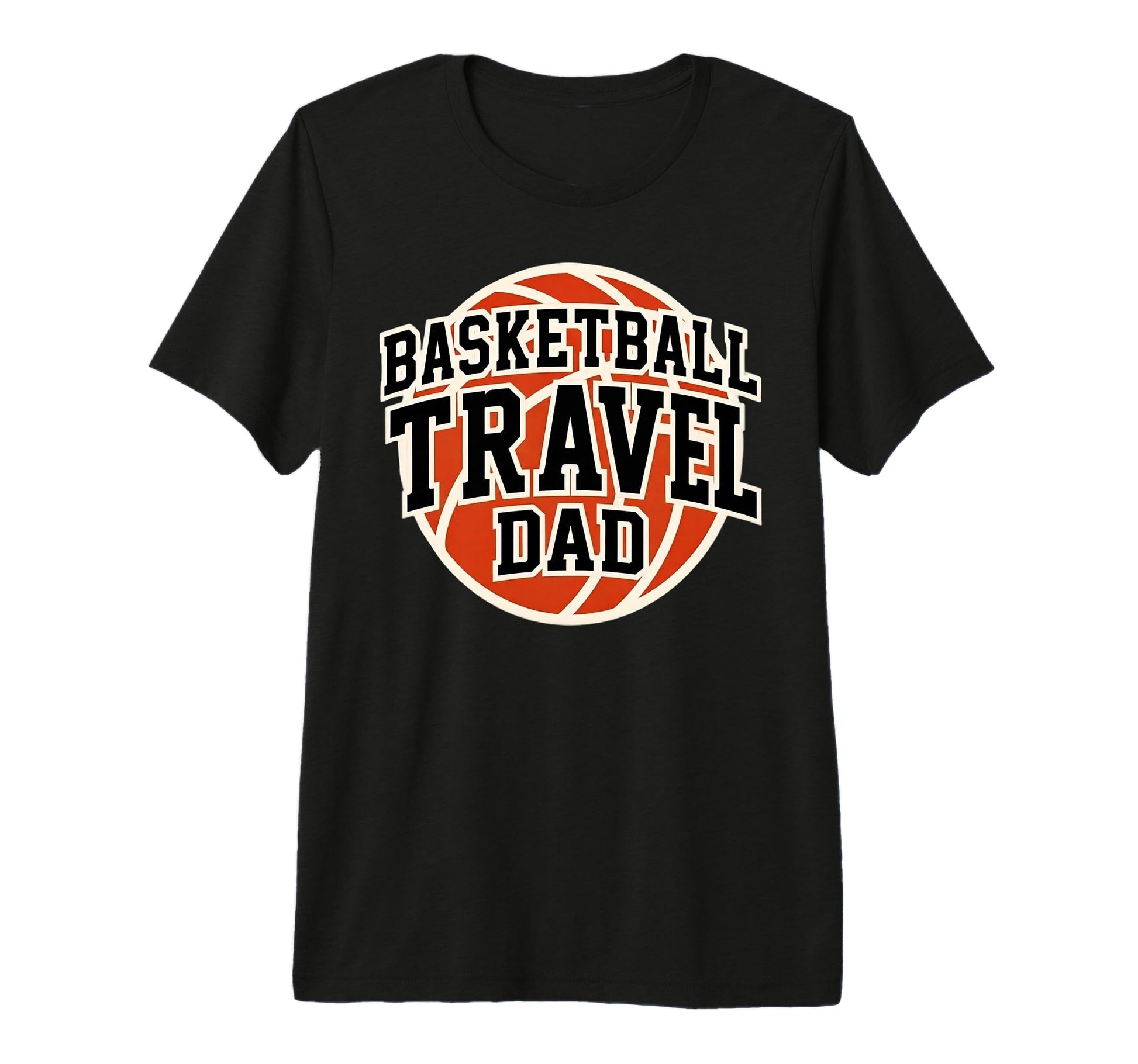 Basketball Travel Dad Tournament T-Shirt - Custom Art Print for Adults - T-Shirt, Sweatshirt, Hoodie