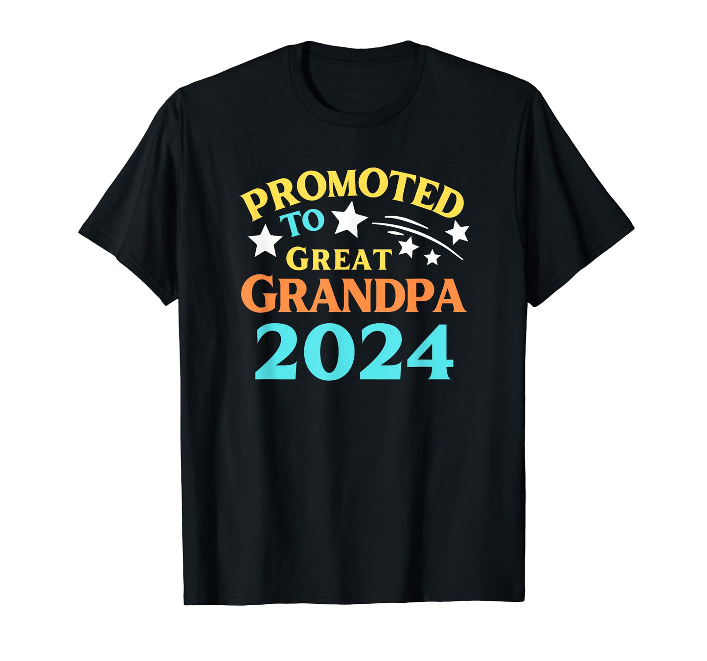Promoted To Great Grandpa 2024 T-Shirt - Trendy Graphic for Adults - T-Shirt, Sweatshirt, Hoodie
