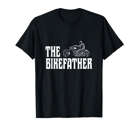 Biker Bikefather Biker Dad Funny T-Shirt - Trendy Graphic for Adults - T-Shirt, Sweatshirt, Hoodie