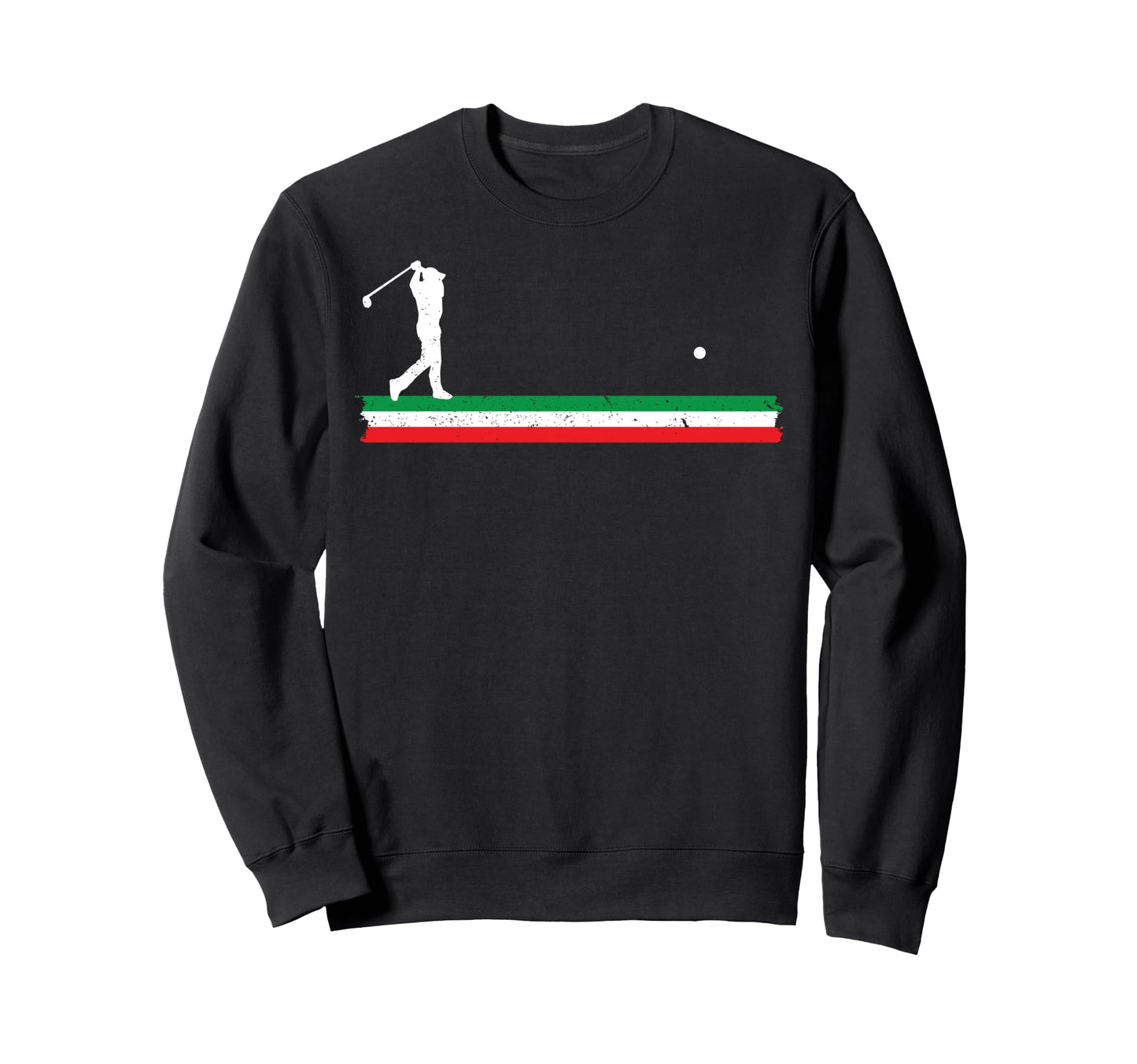 Italian Dad Golfing Father Italy Flag Sweatshirt - Novelty Apparel Unisex - T-Shirt, Sweatshirt, Hoodie
