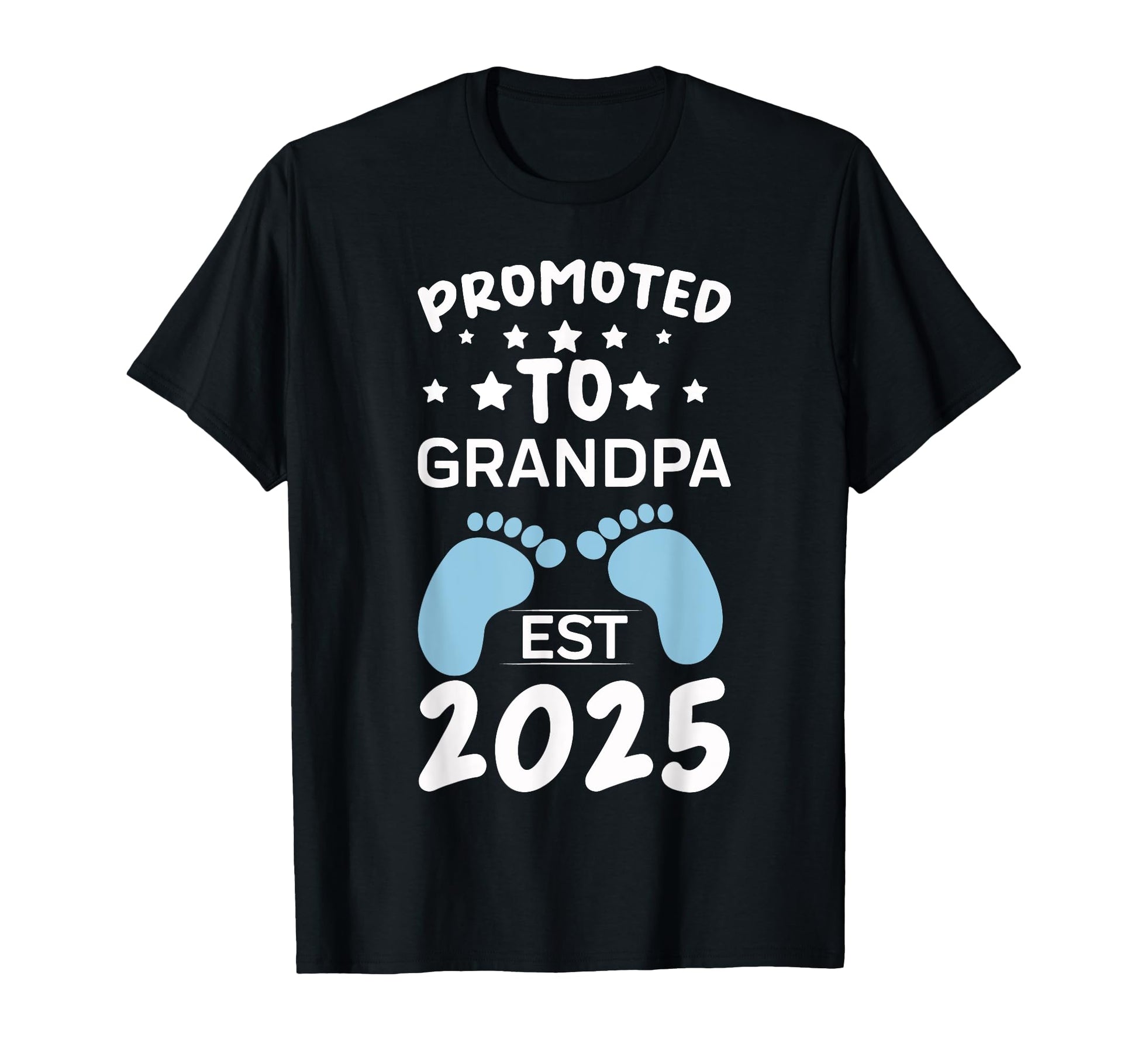 New Grandpa 2025 Promoted To Grandpa T-Shirt - Trendy Graphic for Adults - T-Shirt, Sweatshirt, Hoodie