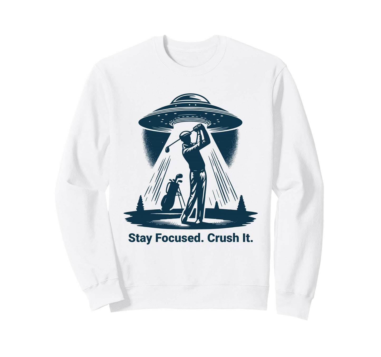 Funny Golf Sci Fi Motivational Sweatshirt - Unique Graphic for Adults - T-Shirt, Sweatshirt, Hoodie
