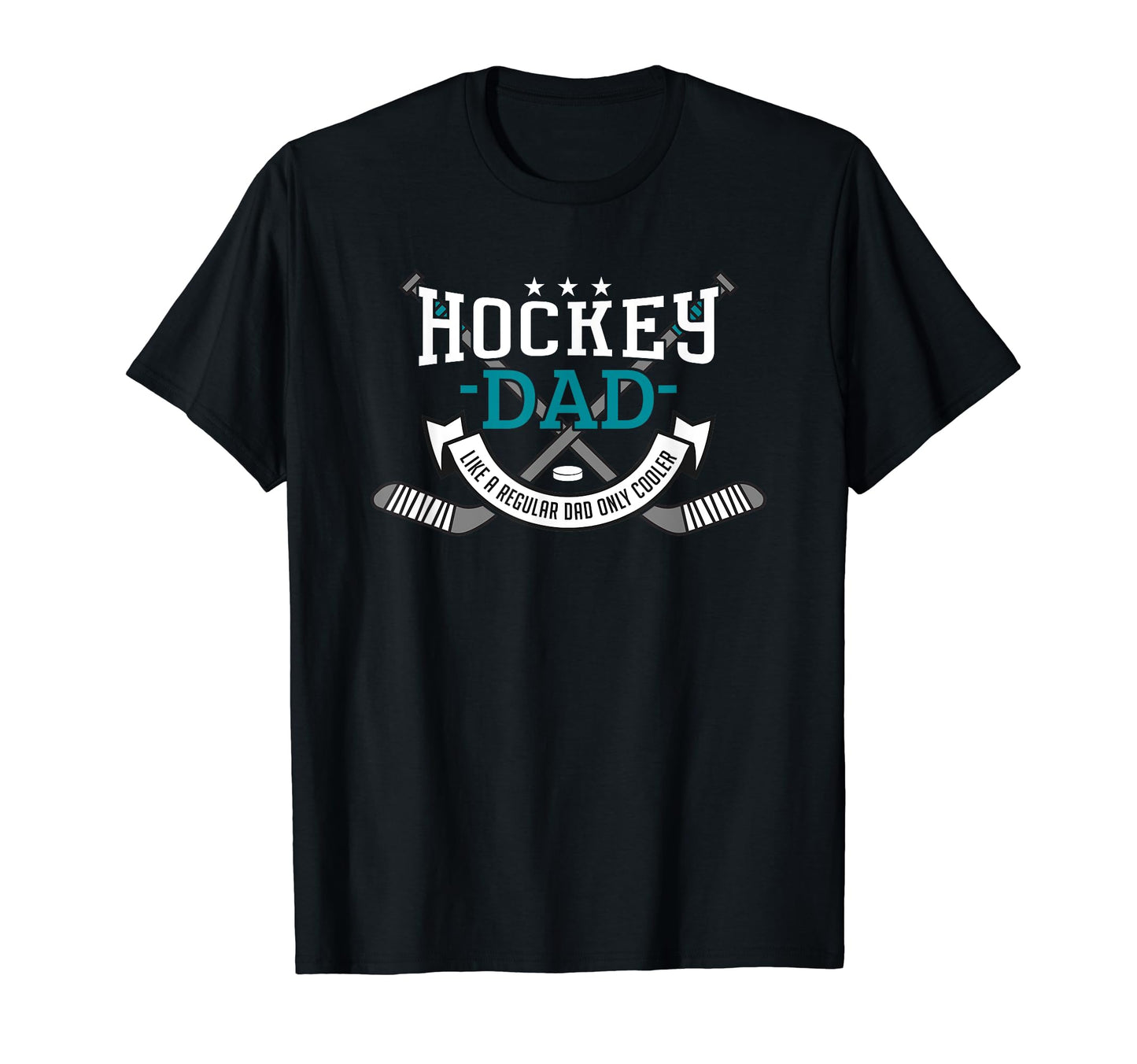Hockey Dad Ice Funny Proud Practice Game T-Shirt - Unique Graphic Unisex - T-Shirt, Sweatshirt, Hoodie