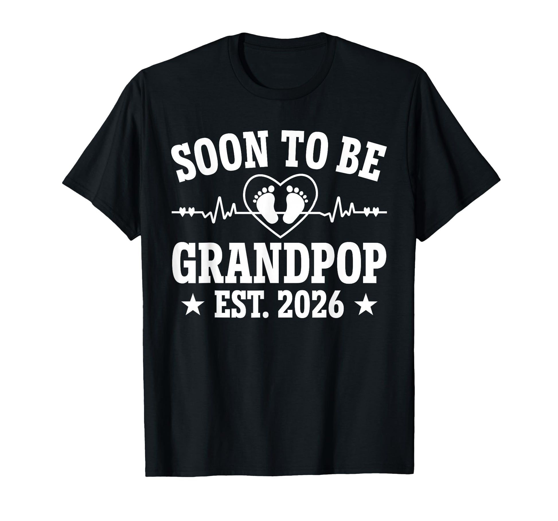 Soon To Be Grandpop Est 2026 Promoted To T-Shirt - Graphic Print Men Women - T-Shirt, Sweatshirt, Hoodie