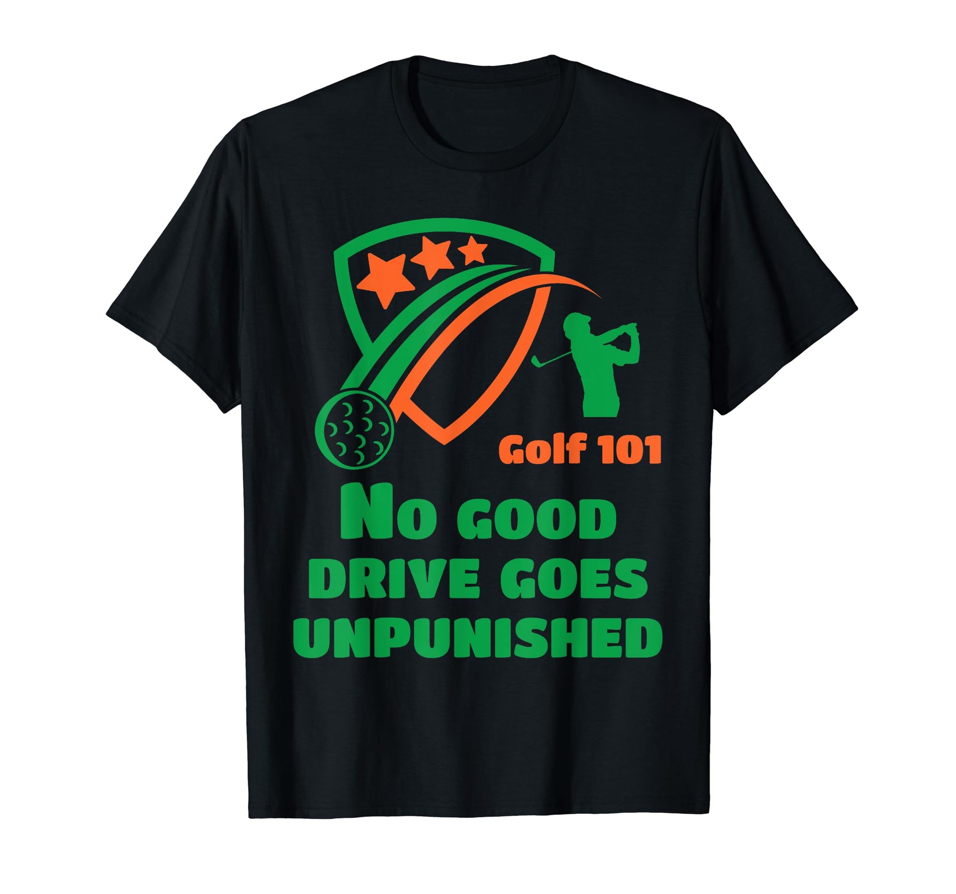 Golf 101 Golfing Driver Golf Club T-Shirt - Minimalist Print for Adults - T-Shirt, Sweatshirt, Hoodie