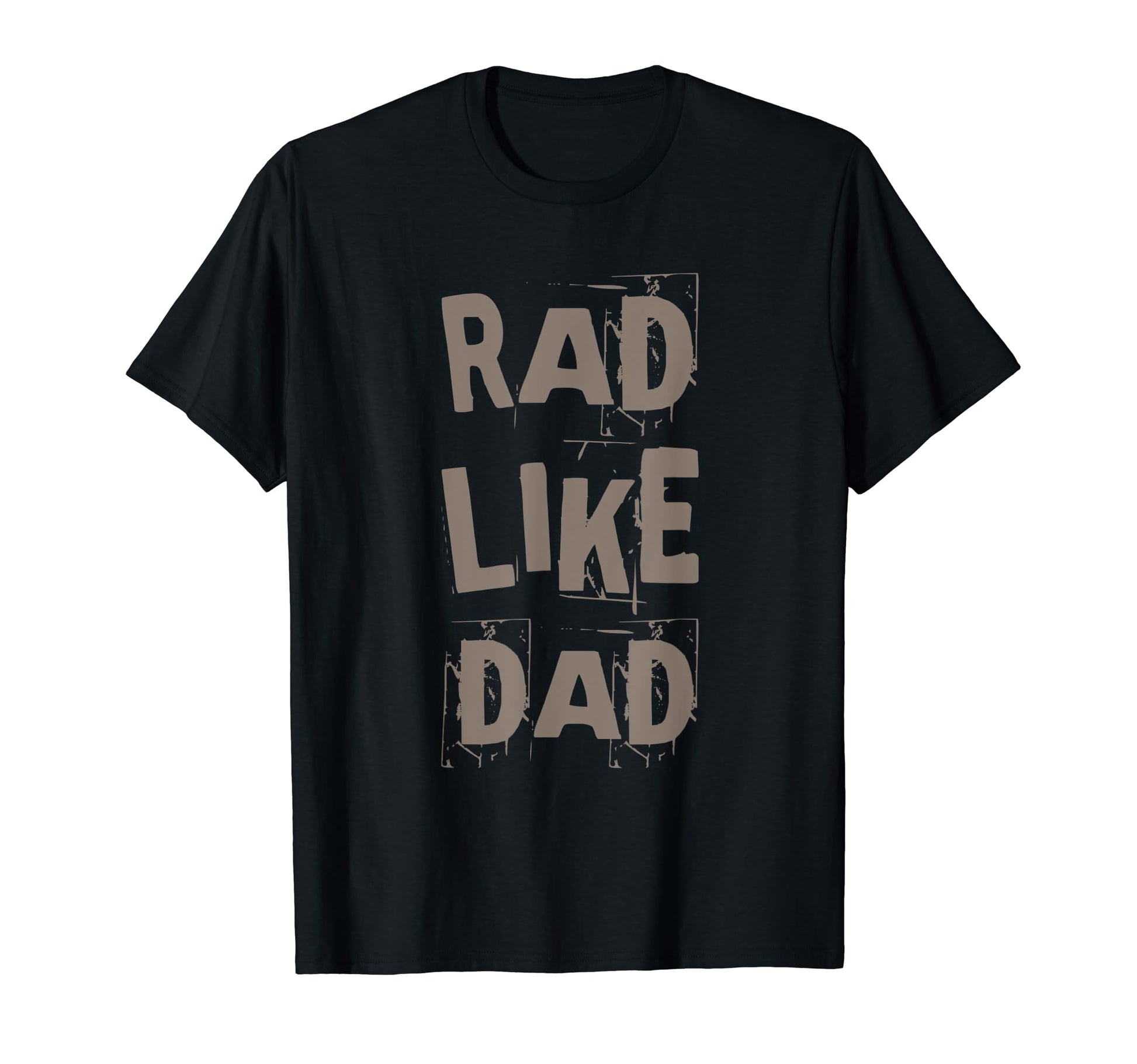 Funny Text Rad Like Dad Joke Button T-Shirt - Minimalist Print Men Women - T-Shirt, Sweatshirt, Hoodie
