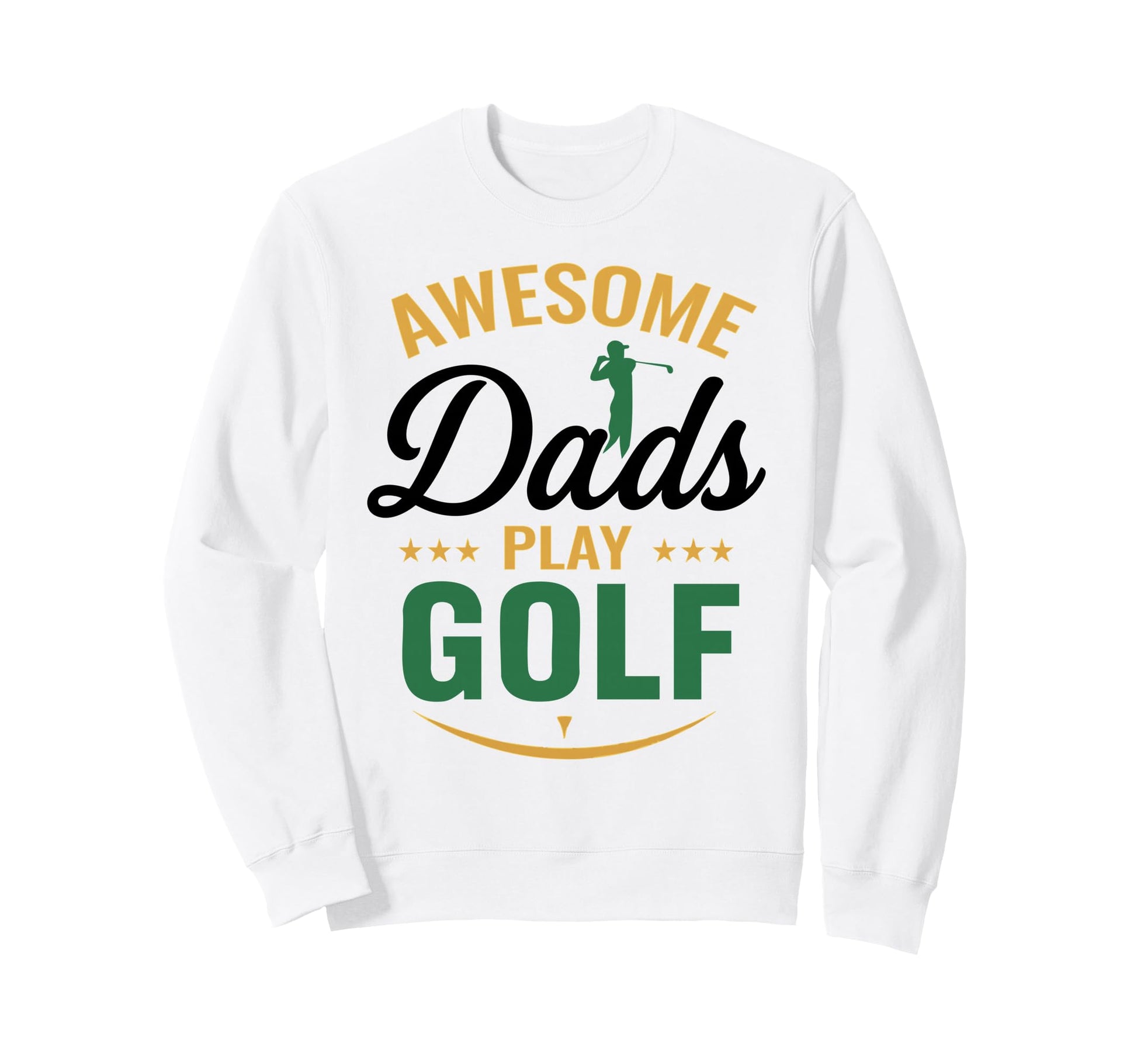 Mens Golfing Golfer Awesome Dad Sweatshirt - Streetwear Style for Adults - T-Shirt, Sweatshirt, Hoodie