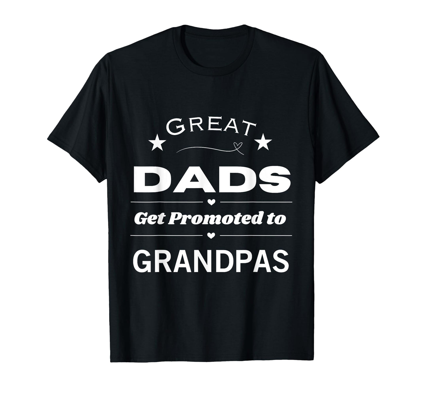 Promoted Best Dad To Awesome Grandpa T-Shirt - Custom Art Print for Adults - T-Shirt, Sweatshirt, Hoodie