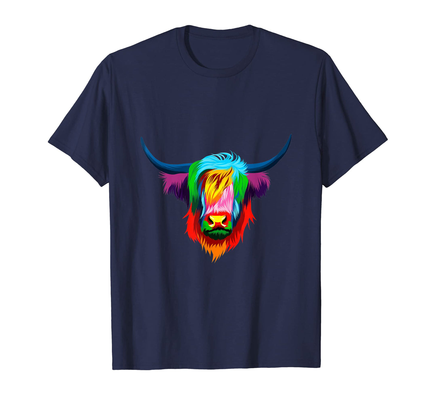 Pop Art Colourful Beef Galloway T-Shirt - Custom Art Print for Adults - T-Shirt, Sweatshirt, Hoodie