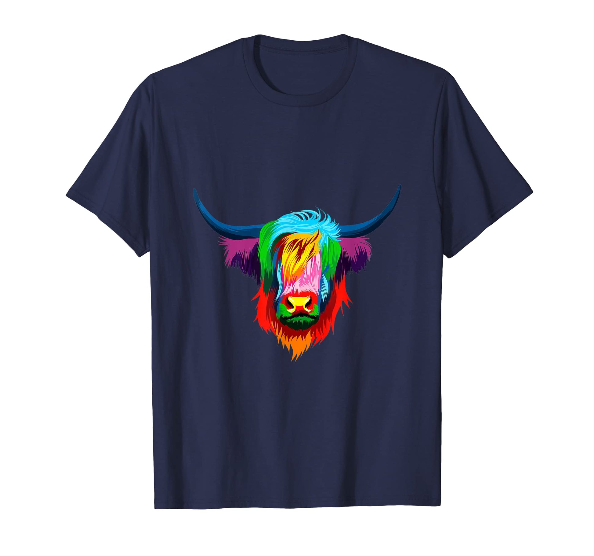 Pop Art Colourful Beef Galloway T-Shirt - Custom Art Print for Adults - T-Shirt, Sweatshirt, Hoodie