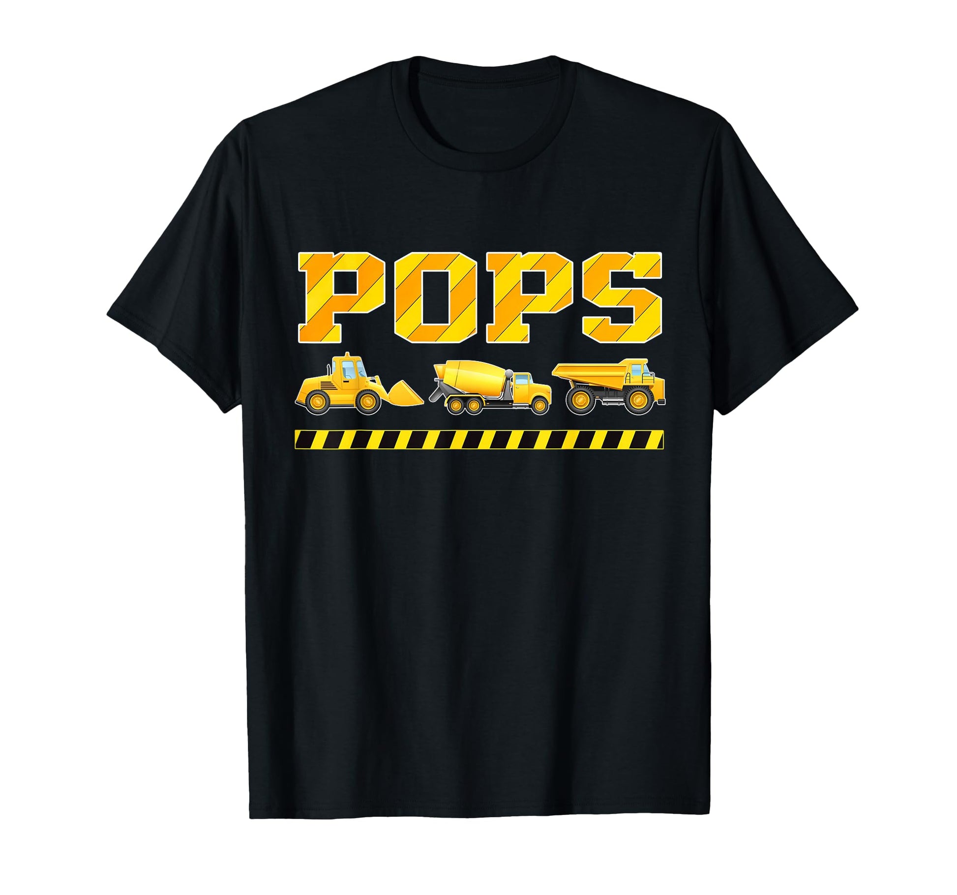 Funny Pops Construction Excavator T-Shirt - Graphic Print Men Women - T-Shirt, Sweatshirt, Hoodie