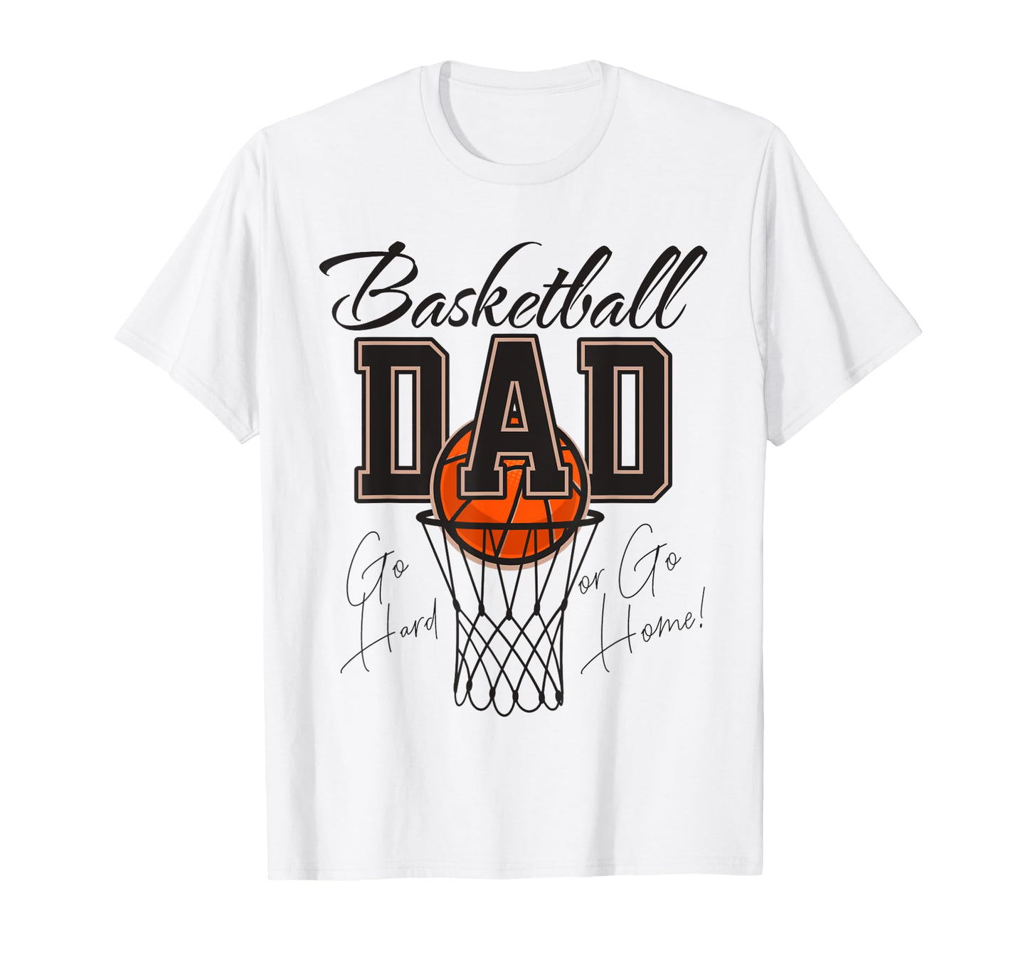 Dad Papa Basketball Basketball T-Shirt - Aesthetic Graphic Men Women - T-Shirt, Sweatshirt, Hoodie