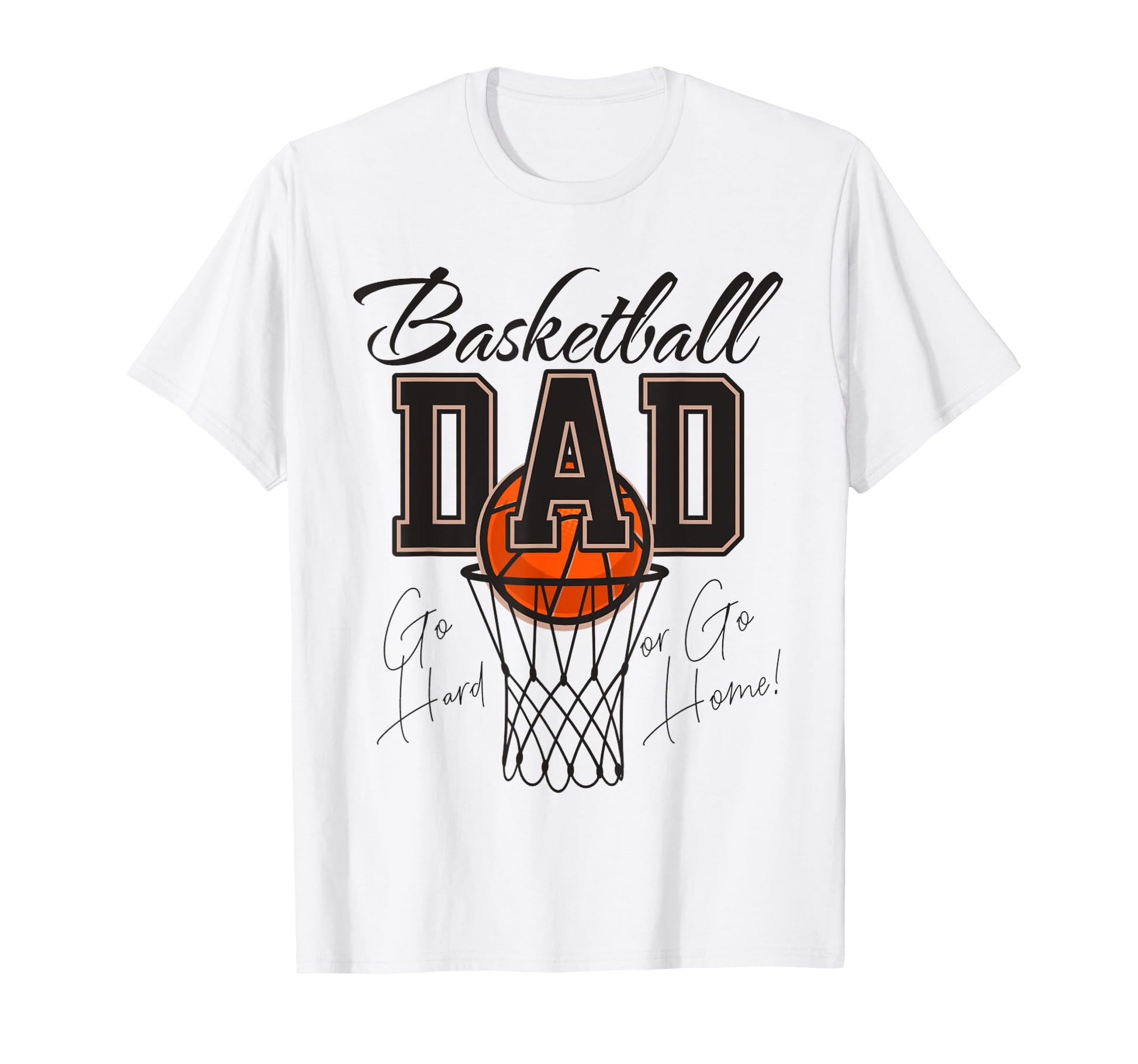 Dad Papa Basketball Basketball T-Shirt - Aesthetic Graphic Men Women - T-Shirt, Sweatshirt, Hoodie