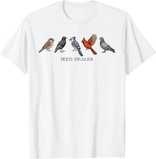Seed Dealer Funny Bird Lover Birds Watching T-Shirt Unisex T-shirt, Sweatshirt, Hoodie, Long Sleeve Tee - T-Shirt, Sweatshirt, Hoodie