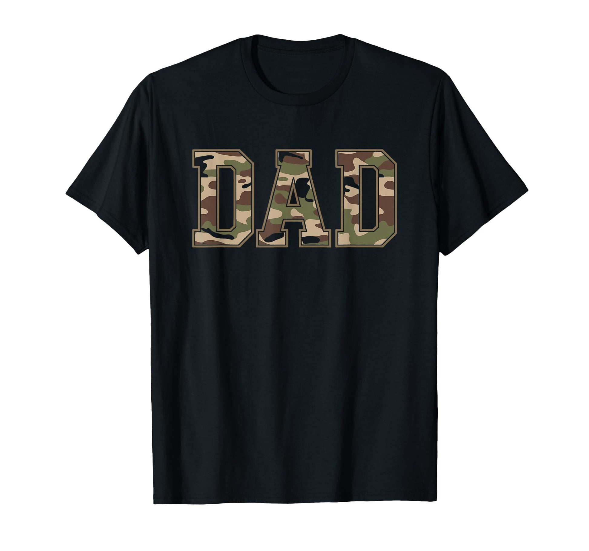 Camouflage Hunting Dad Fathers T-Shirt - Casual Everyday Wear for Adults - T-Shirt, Sweatshirt, Hoodie