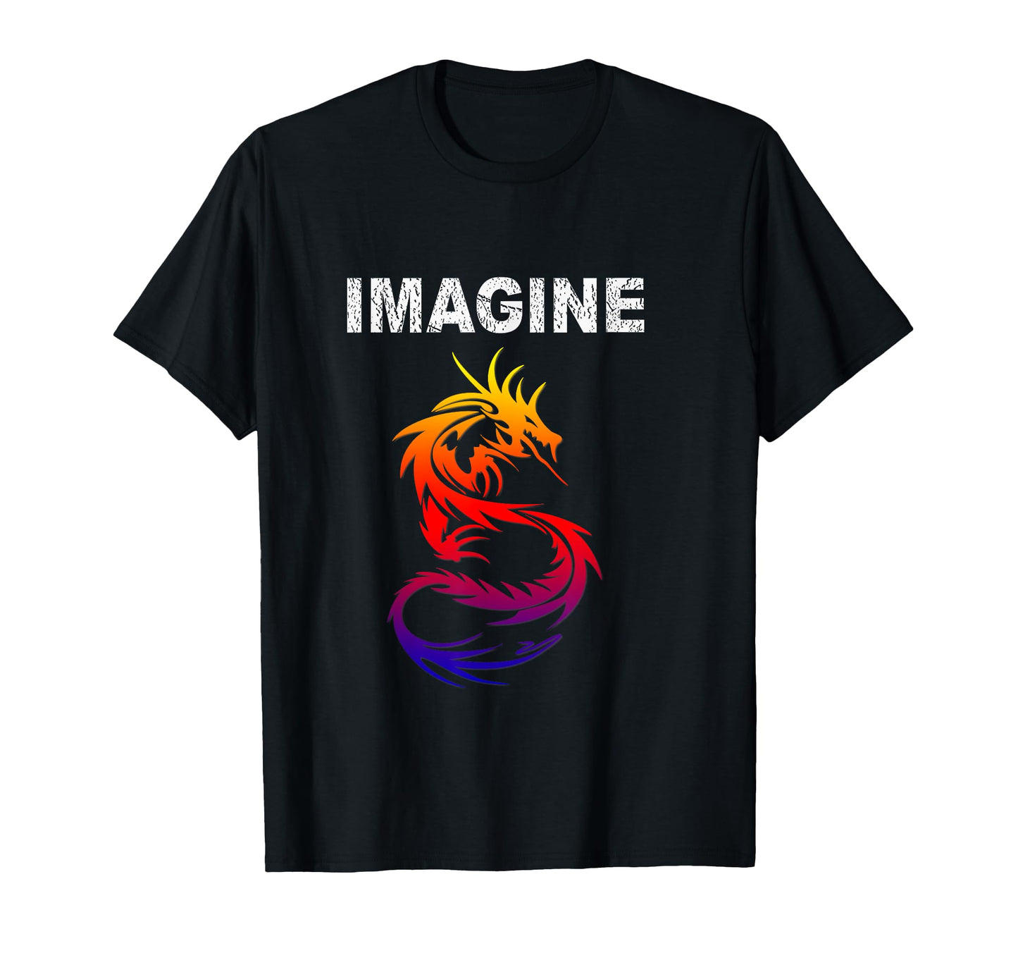 Imagine Fantasy Dragon Great Gift T-Shirt - Minimalist Print Men Women - T-Shirt, Sweatshirt, Hoodie