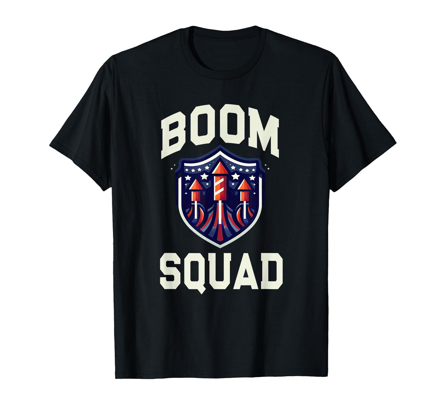 Funny Fireworks Boom Squad 4Th July T-Shirt - Novelty Apparel Unisex - T-Shirt, Sweatshirt, Hoodie