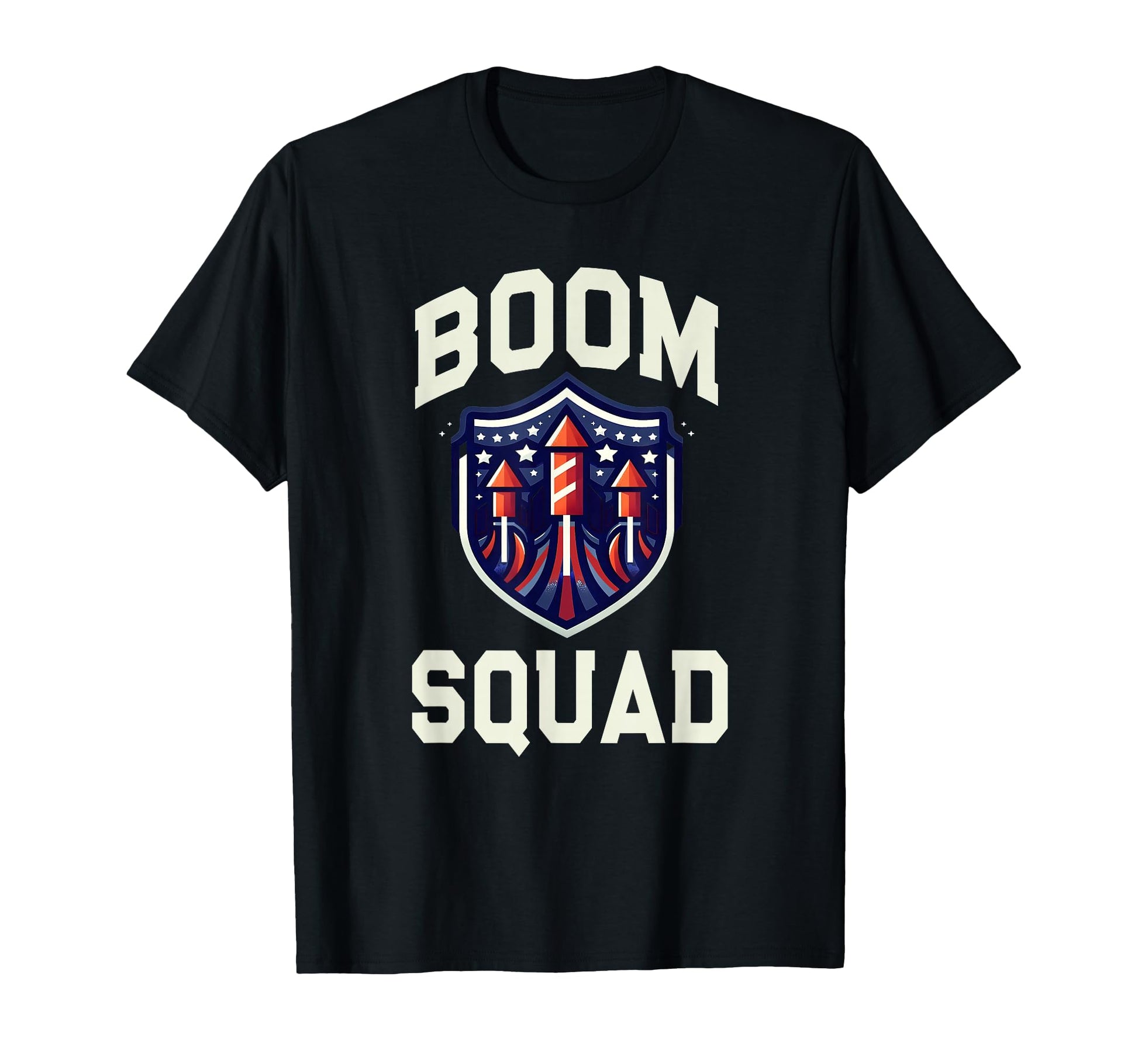 Funny Fireworks Boom Squad 4Th July T-Shirt - Novelty Apparel Unisex - T-Shirt, Sweatshirt, Hoodie