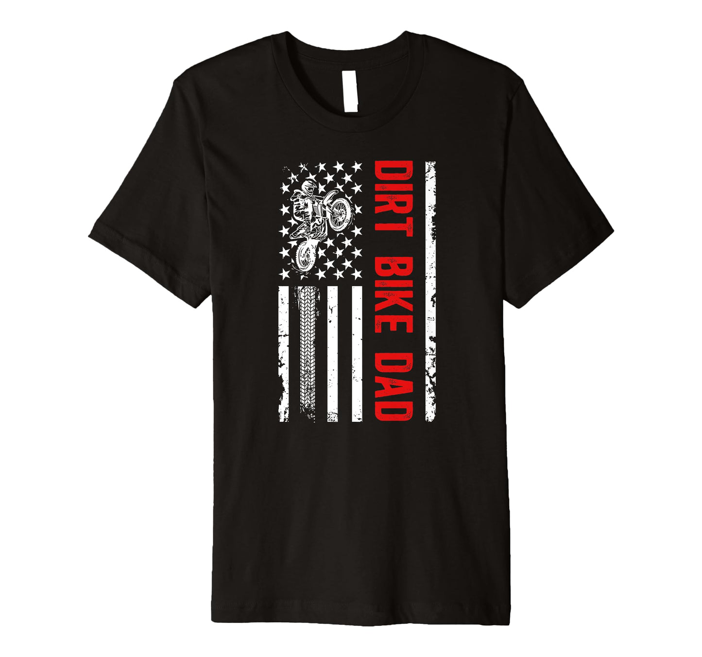 Mens Dirt Bike Dad Dirt Biker Dad T-Shirt - Fun Novelty Design for Adults - T-Shirt, Sweatshirt, Hoodie