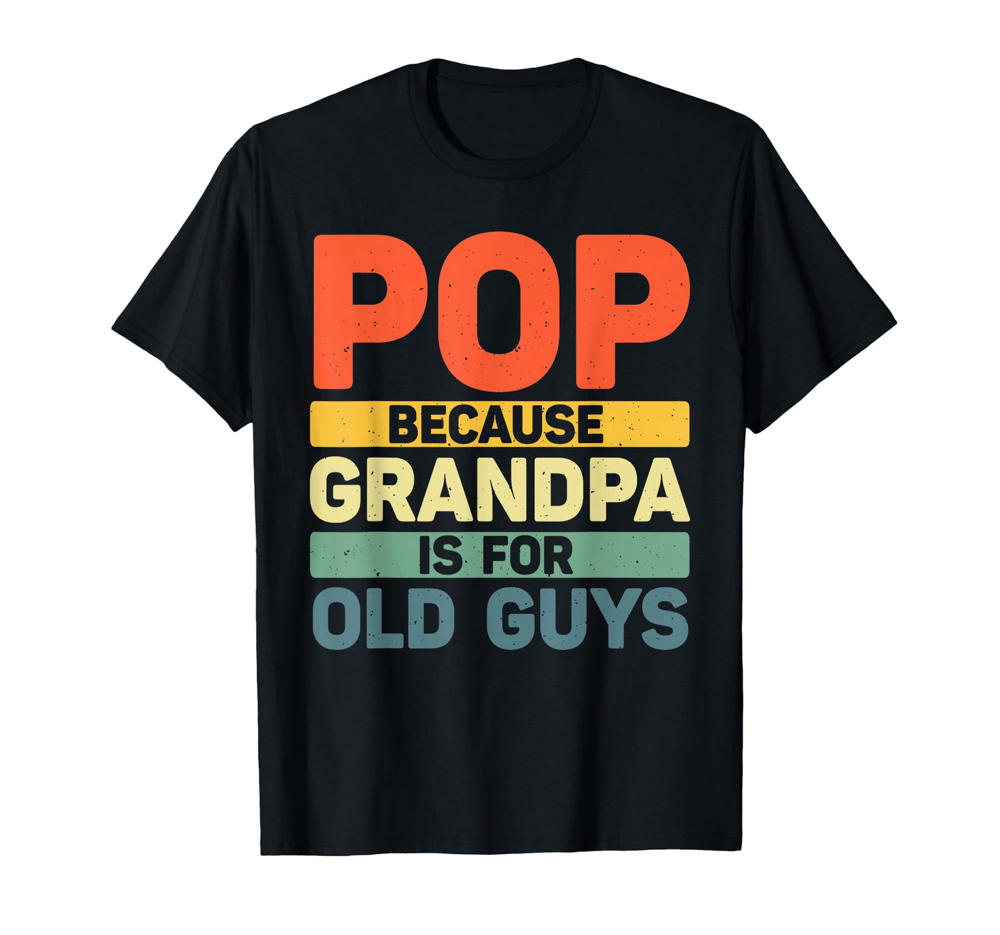 Best Pop Grandpa From Grandkids Fathers Day T-Shirt - Graphic Print Unisex - T-Shirt, Sweatshirt, Hoodie