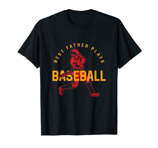 Baseball Dad Coach Best Father T-Shirt - Fun Novelty Design Men Women - T-Shirt, Sweatshirt, Hoodie