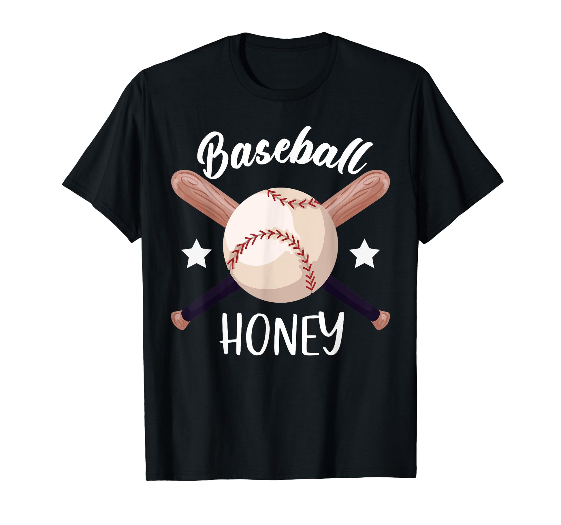 Baseball Honey Batter Sport Baseball T-Shirt - Custom Art Print for Adults - T-Shirt, Sweatshirt, Hoodie