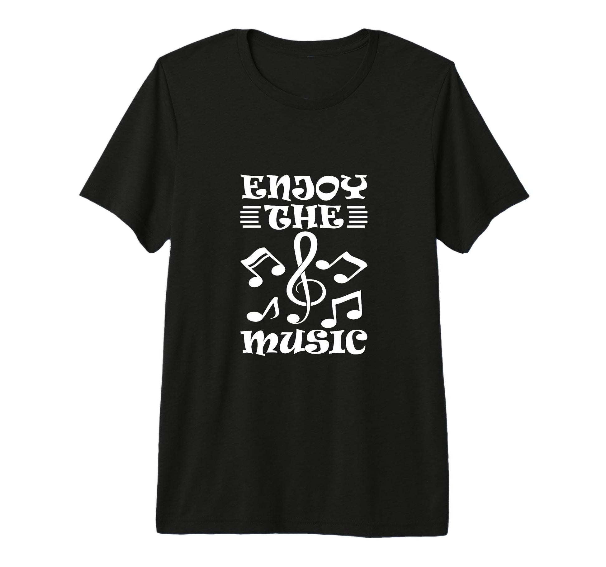Enjoy Music Music Lover Musician T-Shirt - Custom Art Print for Adults - T-Shirt, Sweatshirt, Hoodie