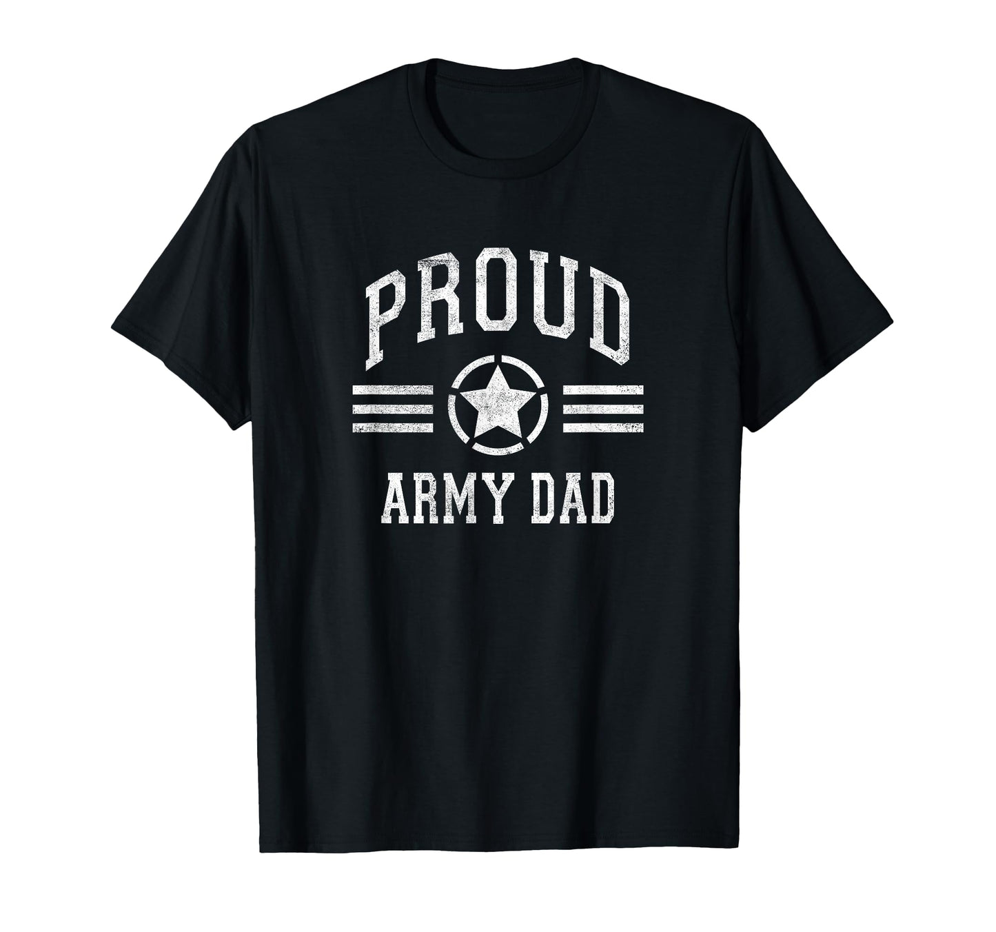 Mens Fathers Day Proud Army Dad Star T-Shirt - Aesthetic Graphic Men Women - T-Shirt, Sweatshirt, Hoodie