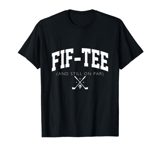 50Th Birthday Dad Golf 50 Years Old Fif T-Shirt - Minimalist Print Unisex - T-Shirt, Sweatshirt, Hoodie